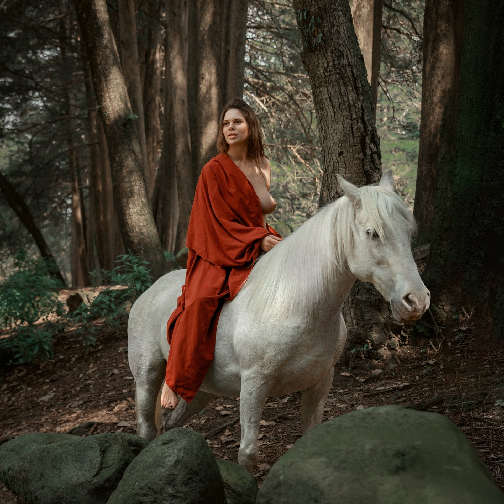 Time river. Denis Borovskikh photographer fine art fashion