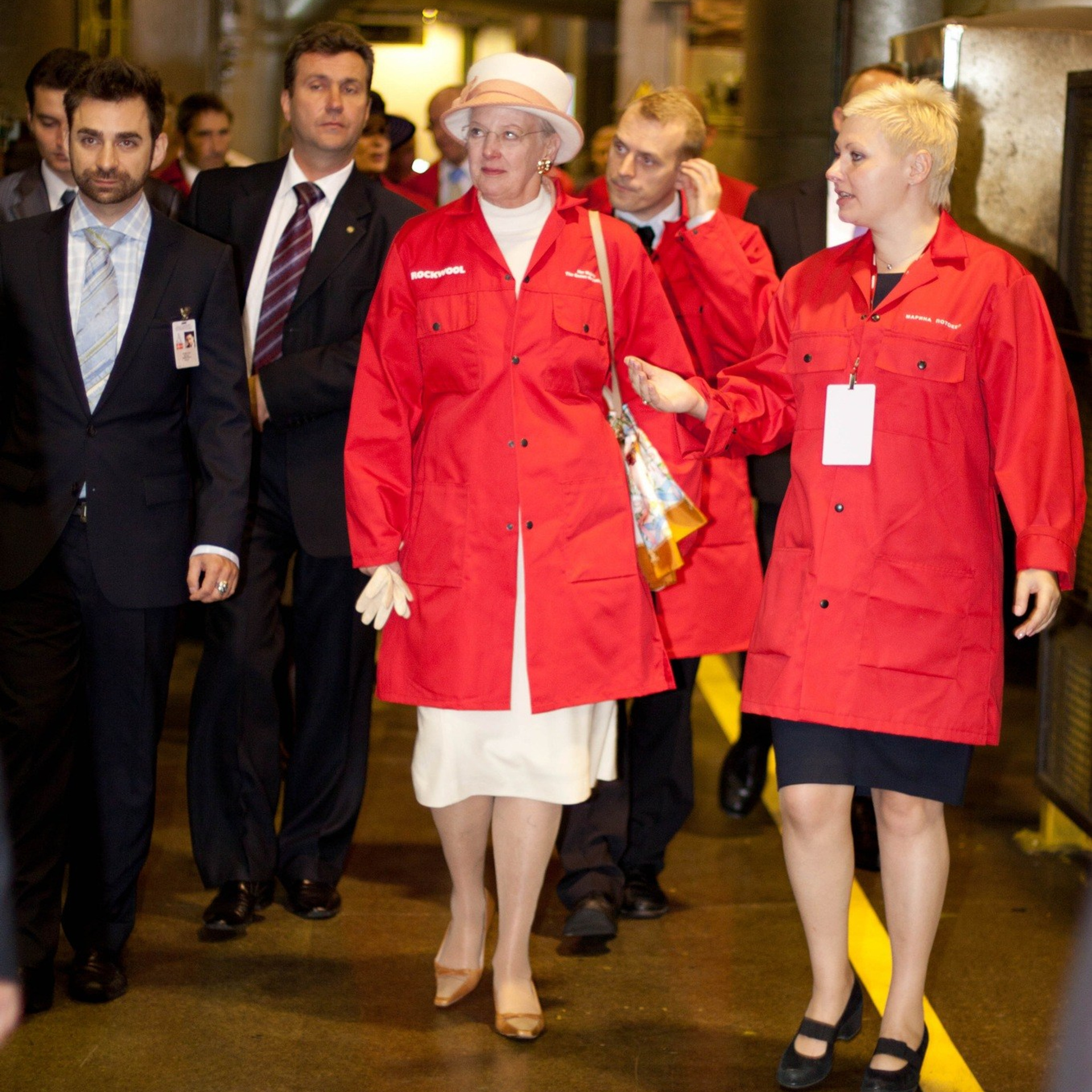 Визит Ее Величества Королевы Дании, Маргрете II на завод компании ROCKWOOL. Photomantis