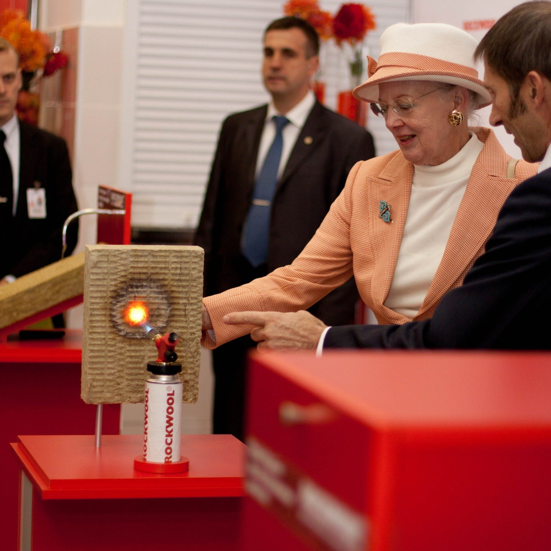 Визит Ее Величества Королевы Дании, Маргрете II на завод компании ROCKWOOL. Photomantis