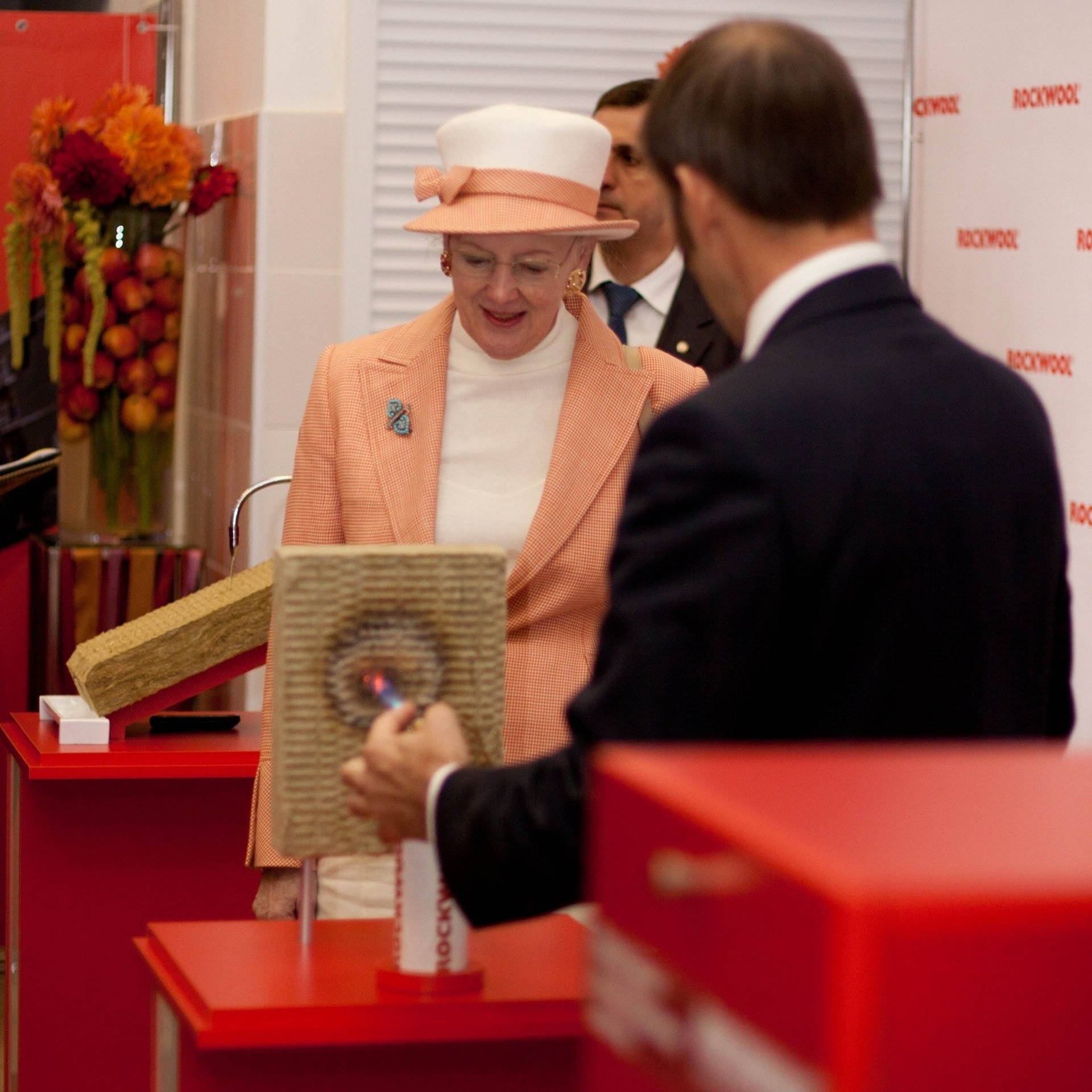 Визит Ее Величества Королевы Дании, Маргрете II на завод компании ROCKWOOL. Photomantis