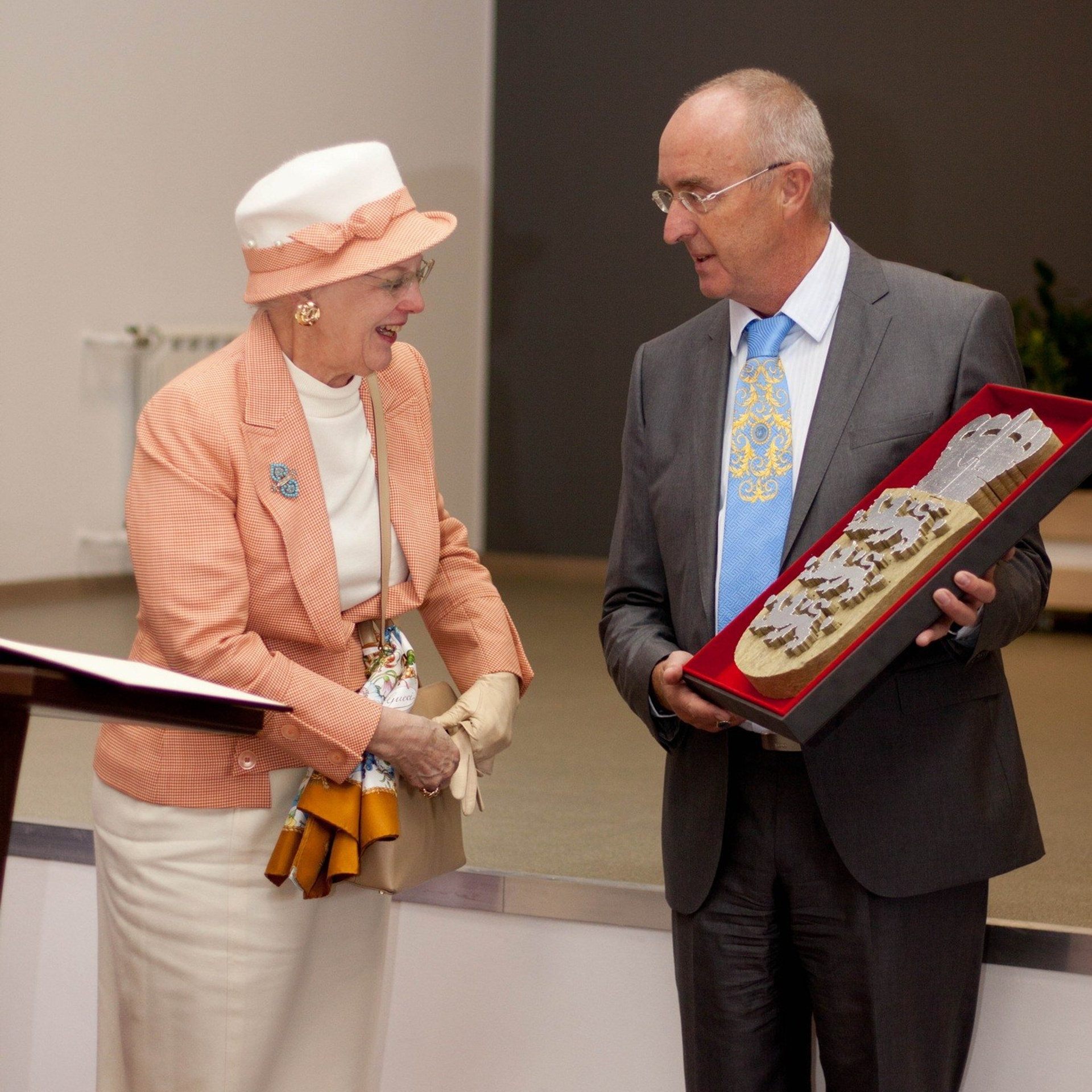 Визит Ее Величества Королевы Дании, Маргрете II на завод компании ROCKWOOL. Photomantis