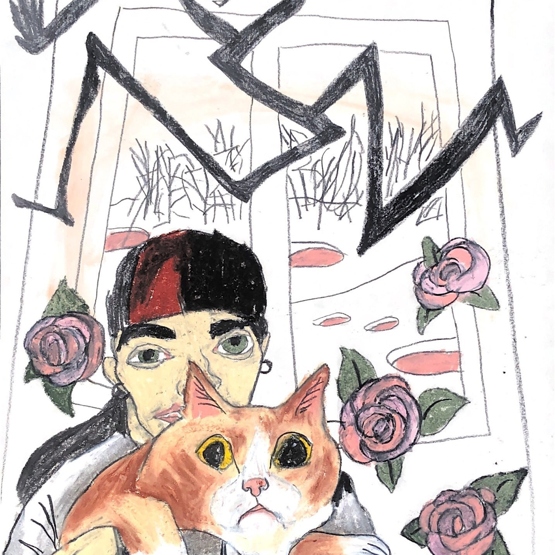 Graphics and paintings. Ksenia Markelova, multidisciplinary artist, Yekaterinburg