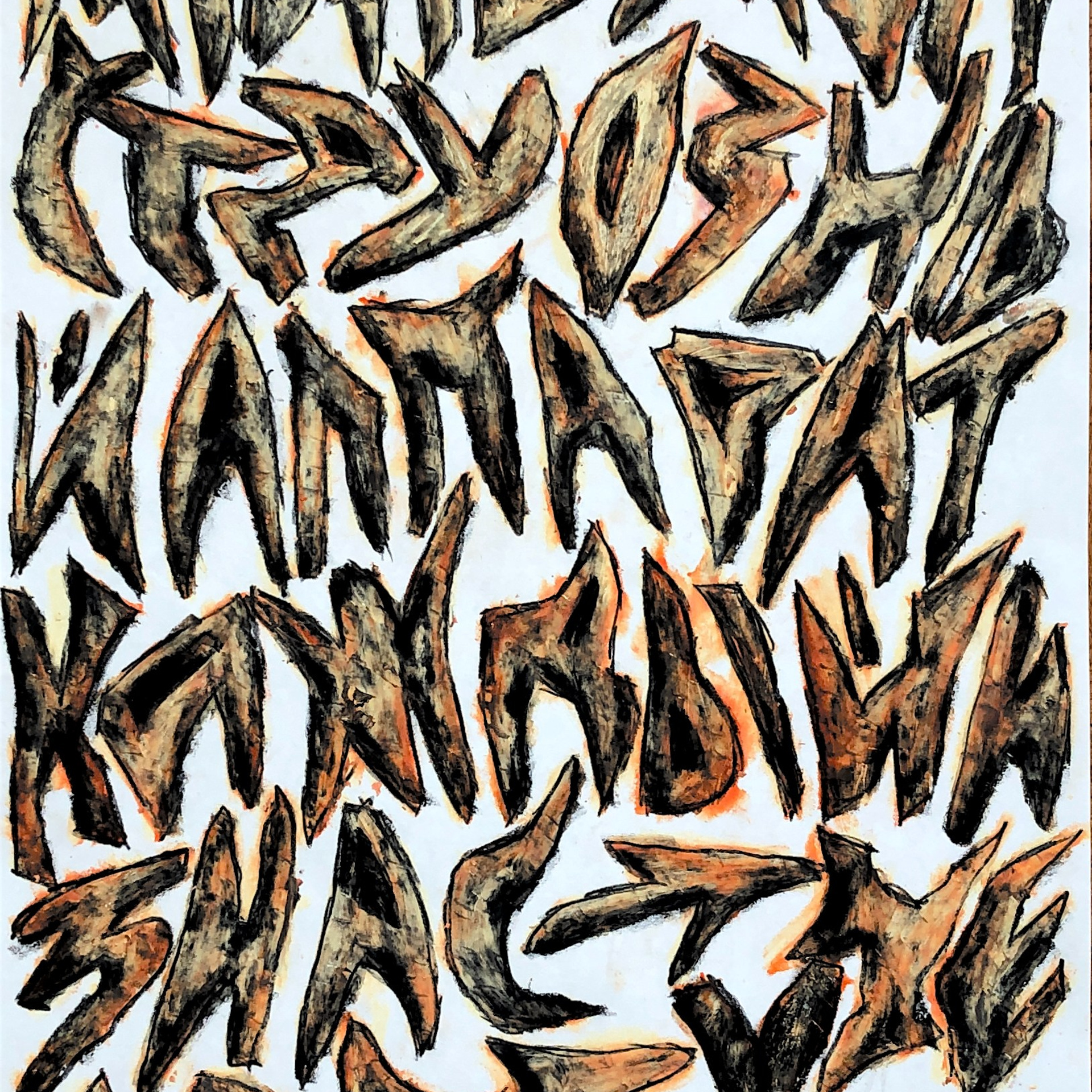 Graphics and paintings. Ksenia Markelova, multidisciplinary artist, Yekaterinburg