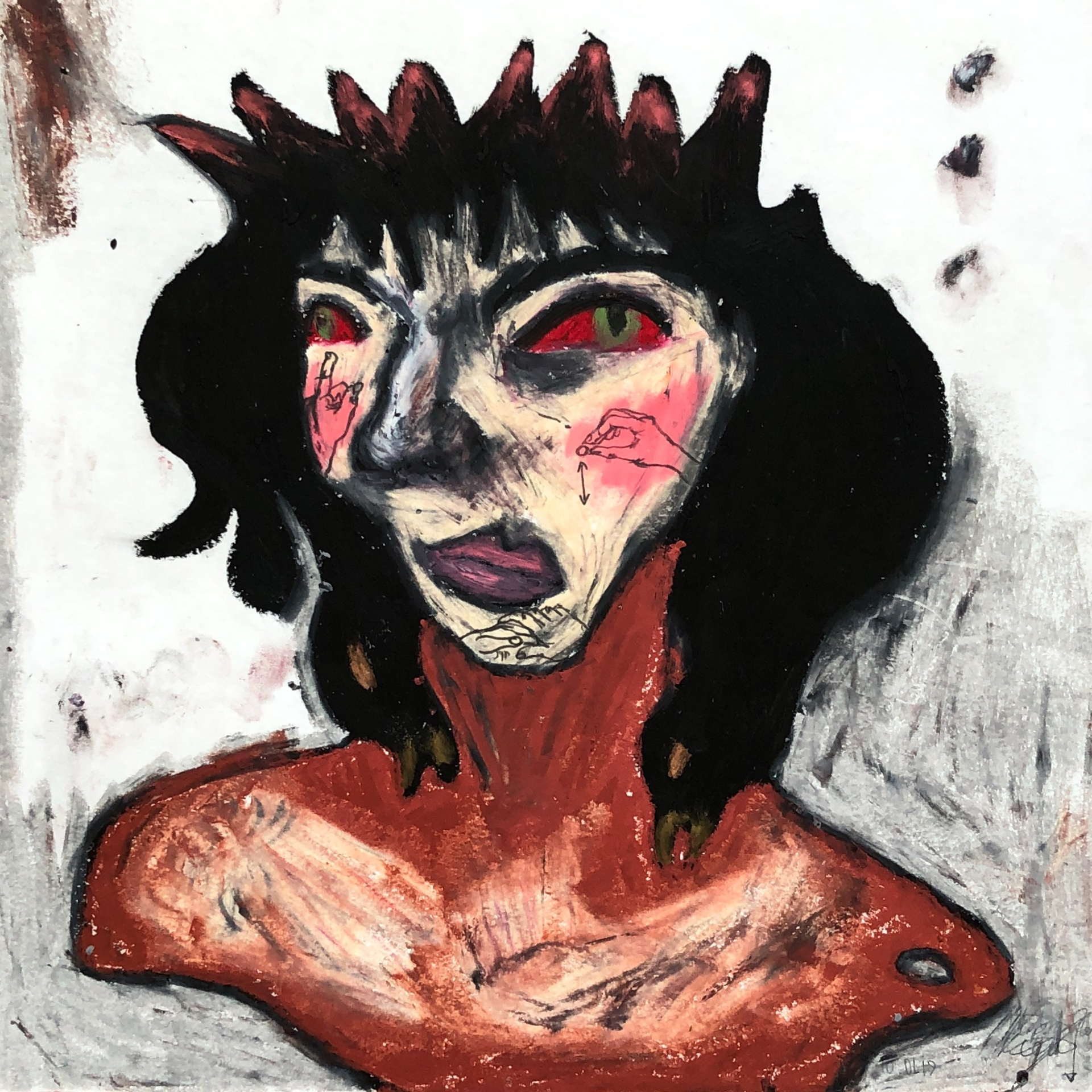 Graphics and paintings. Ksenia Markelova, multidisciplinary artist, Yekaterinburg