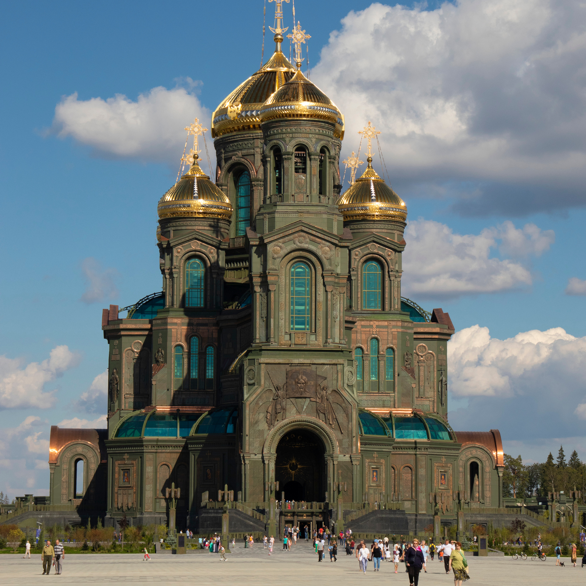 Москва. Главный храм Вооруженных Сил Российской Федерации.