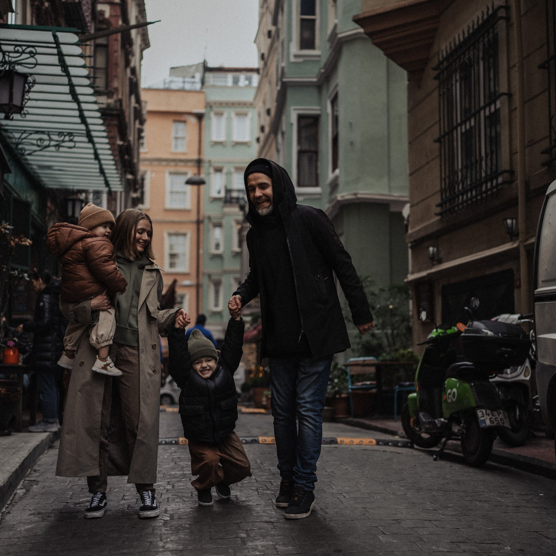 Семья в Стамбуле