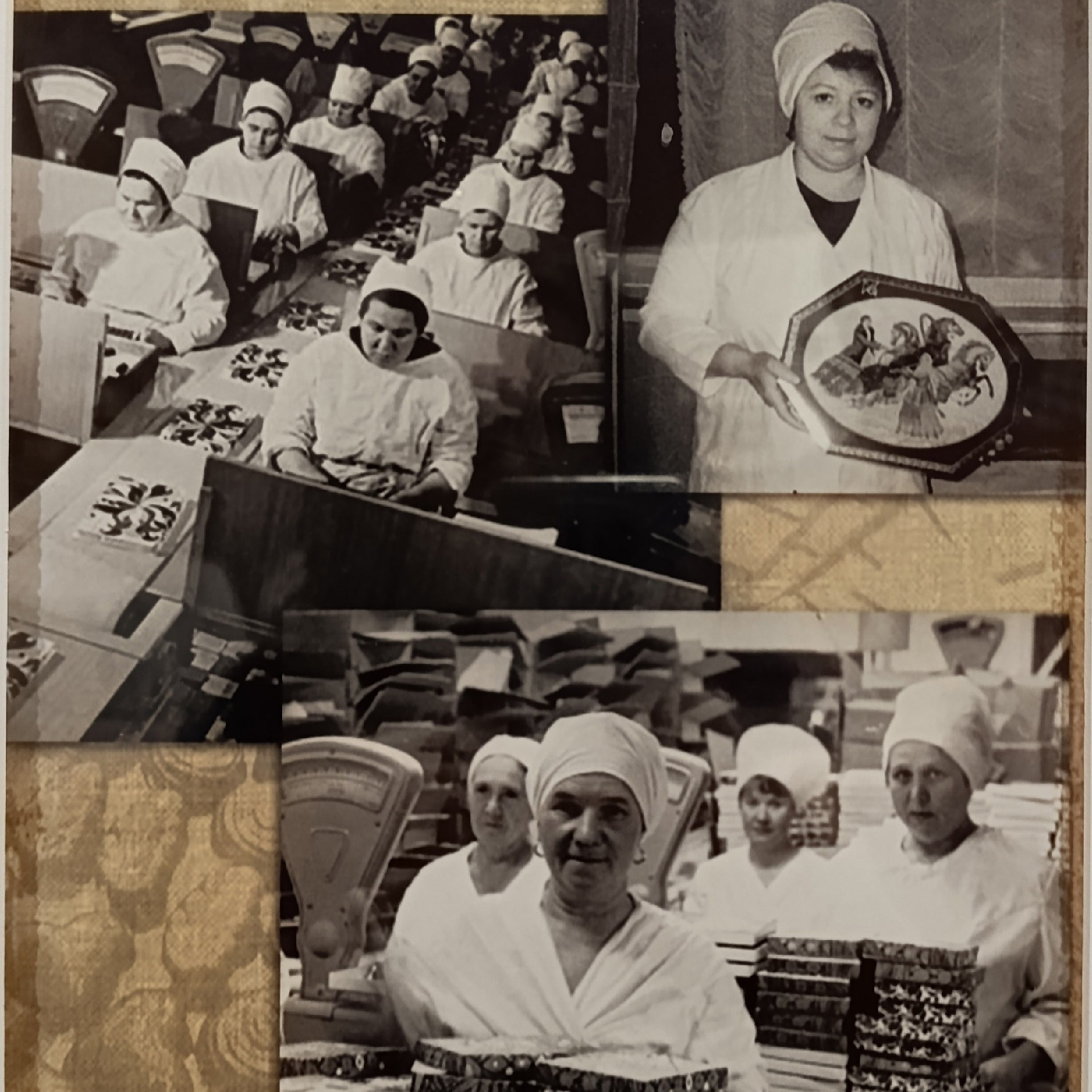 Старые фотографии сотрудниц Сормовской кондитерской фабрики