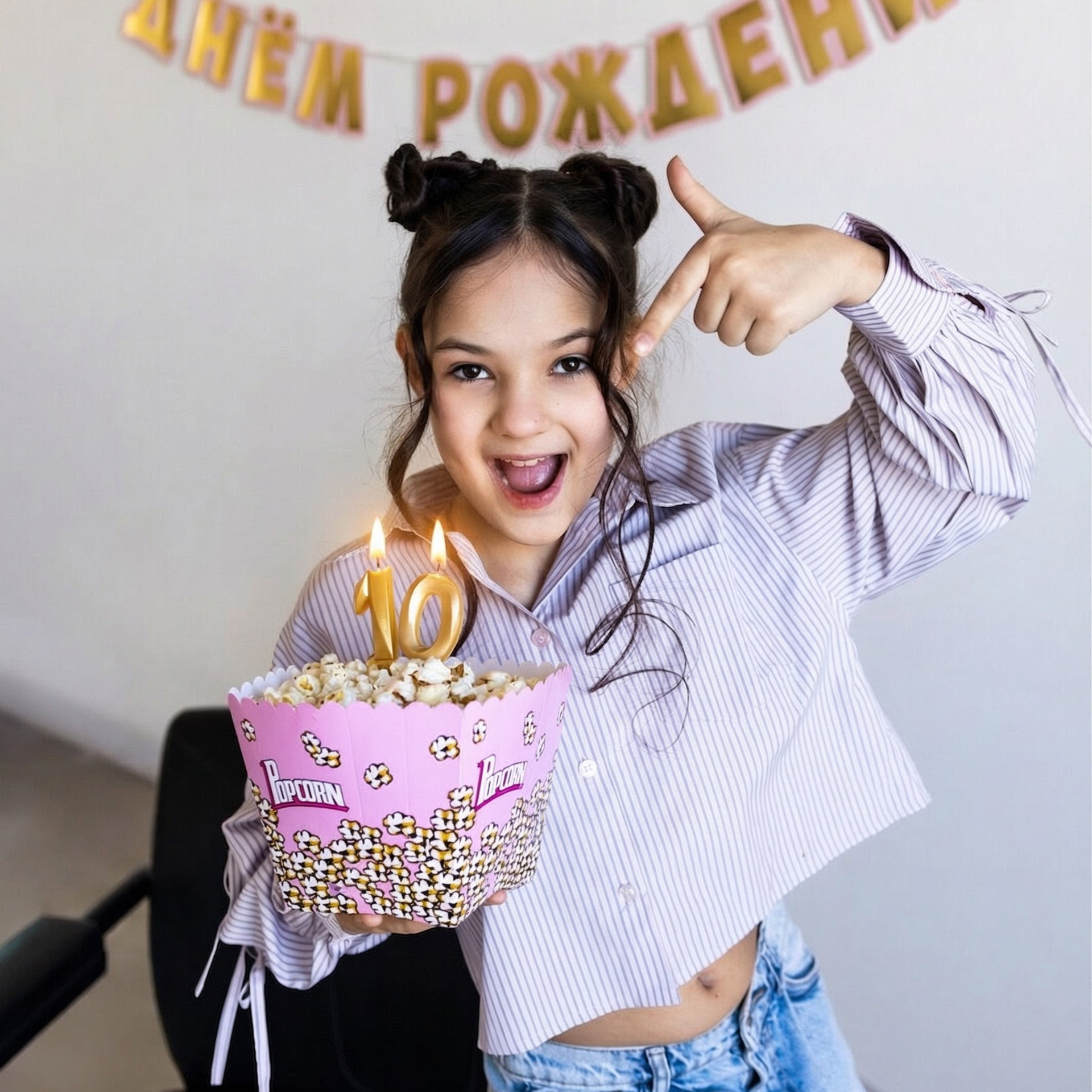 Съемки на день рождения