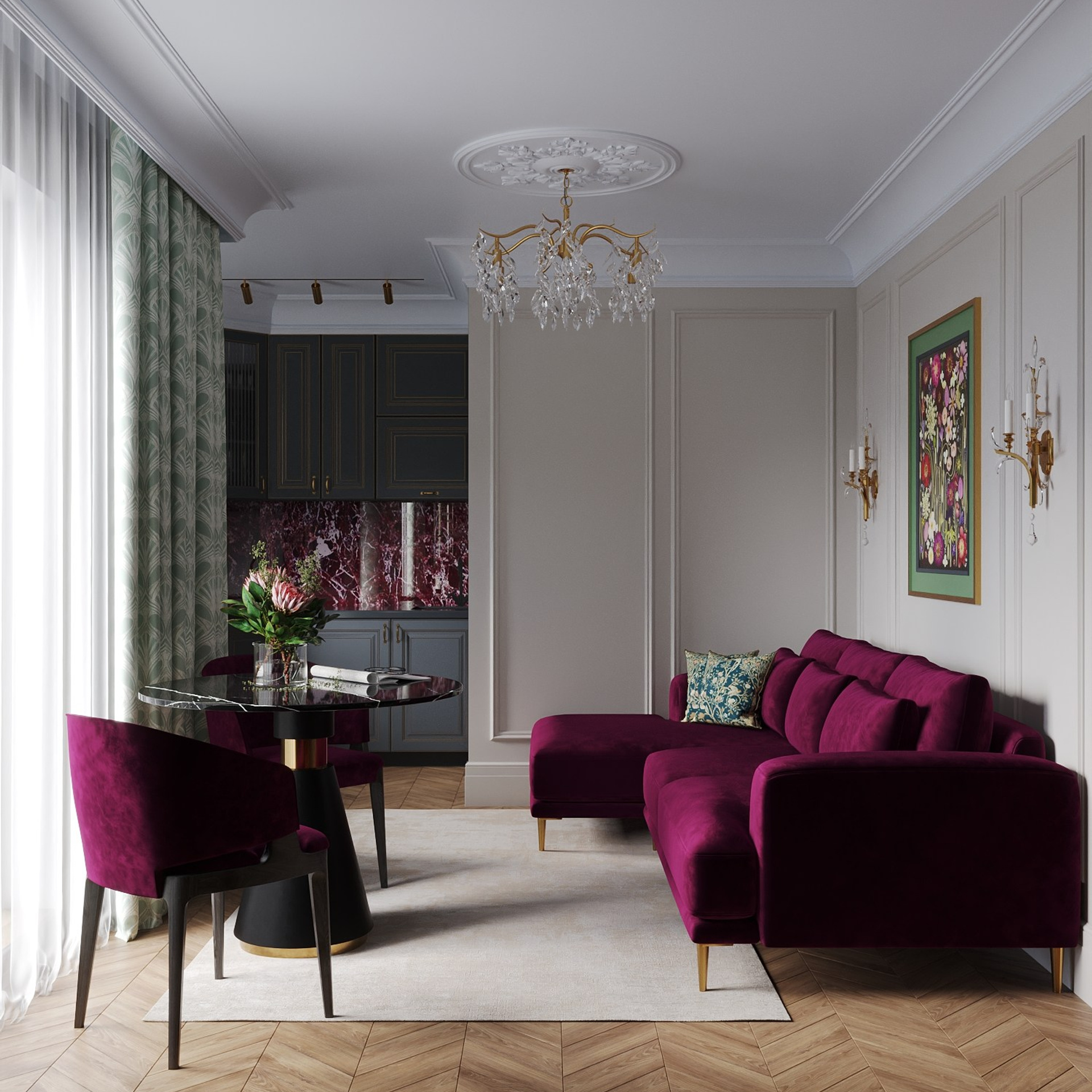 Гостиная. Современная классика