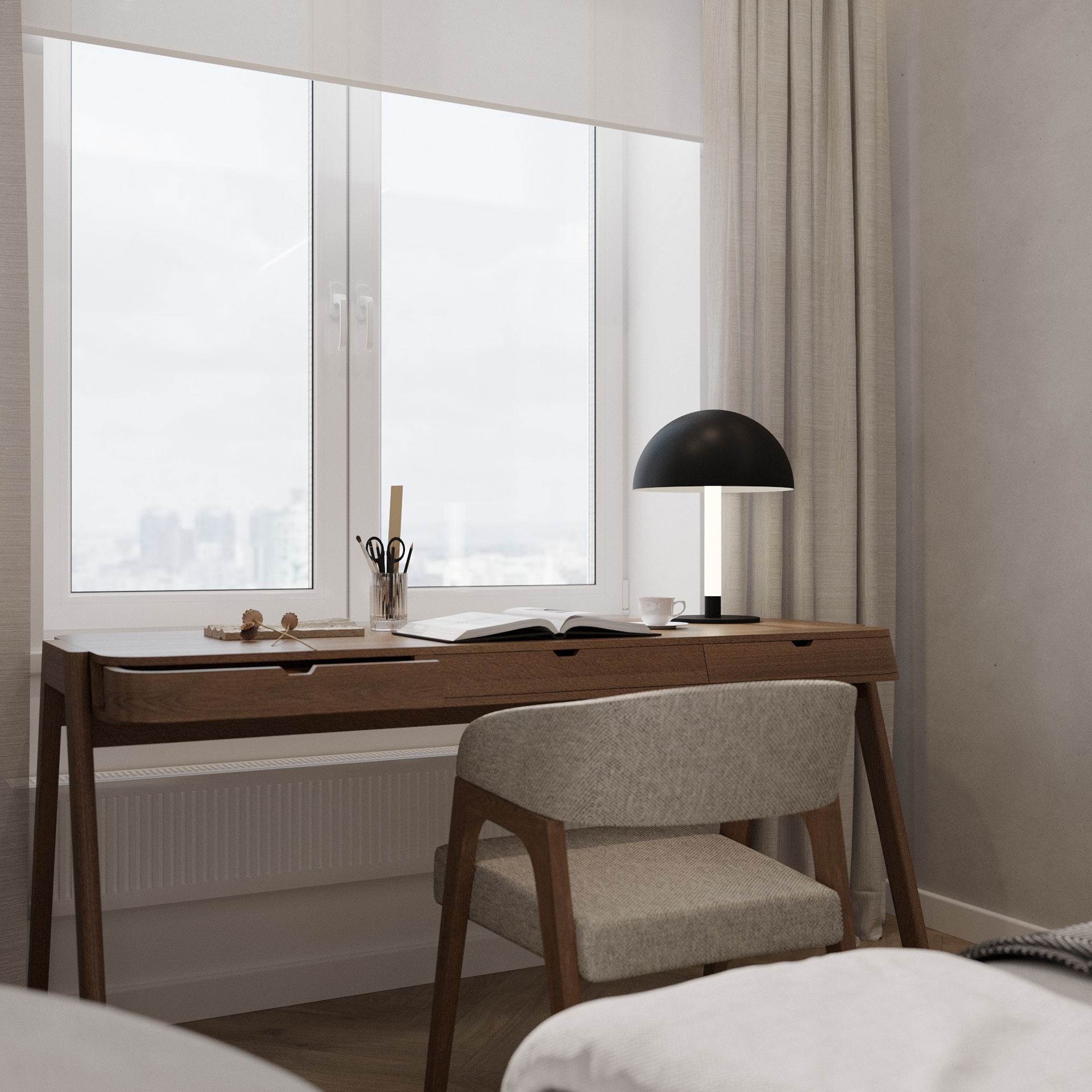 ЖК Белый остров/ 58 м². Дизайнер интерьера Кристина Дедова / Оренбург, Москва