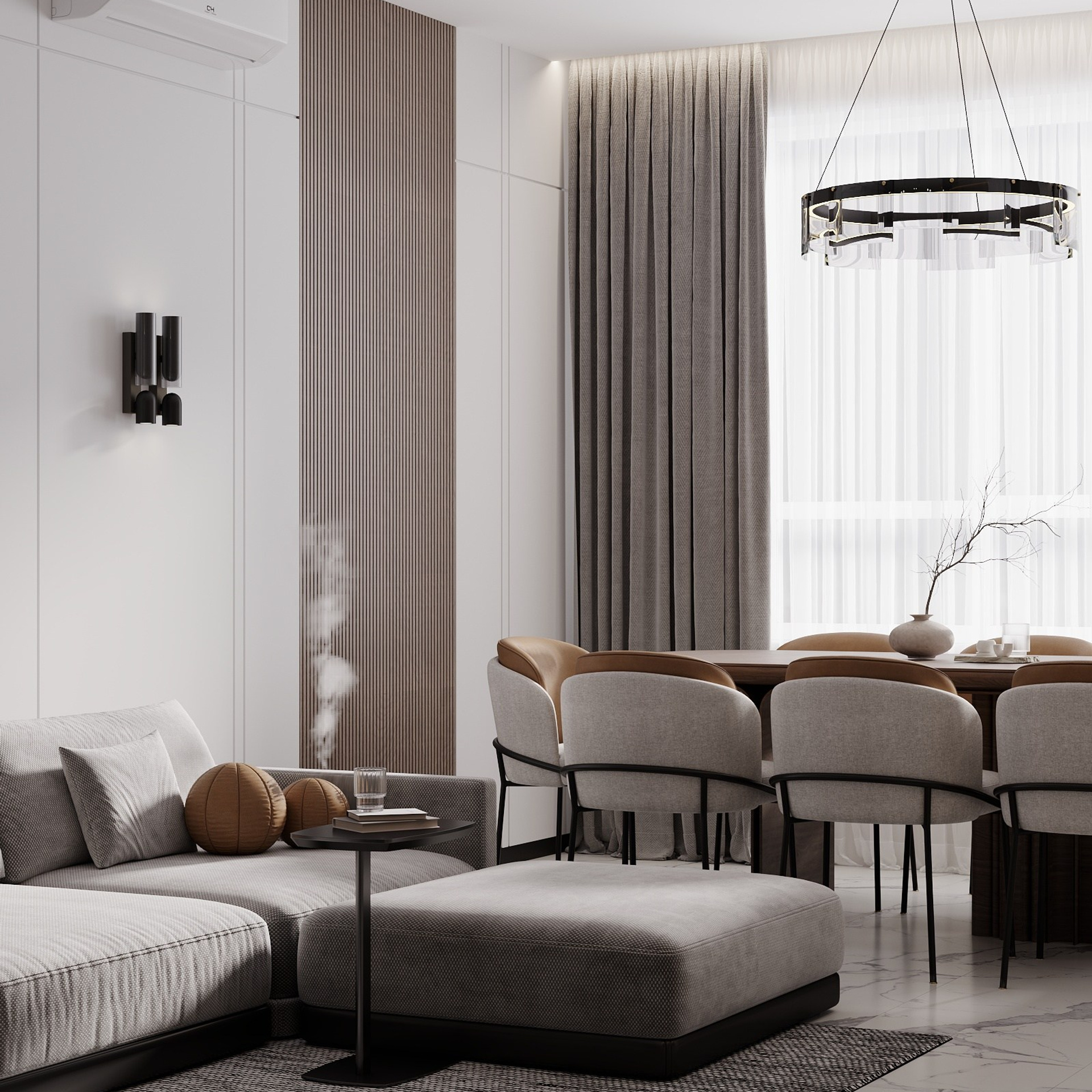 ЖК ОПЕРА / 125 м². Дизайнер интерьера Кристина Дедова / Оренбург, Москва