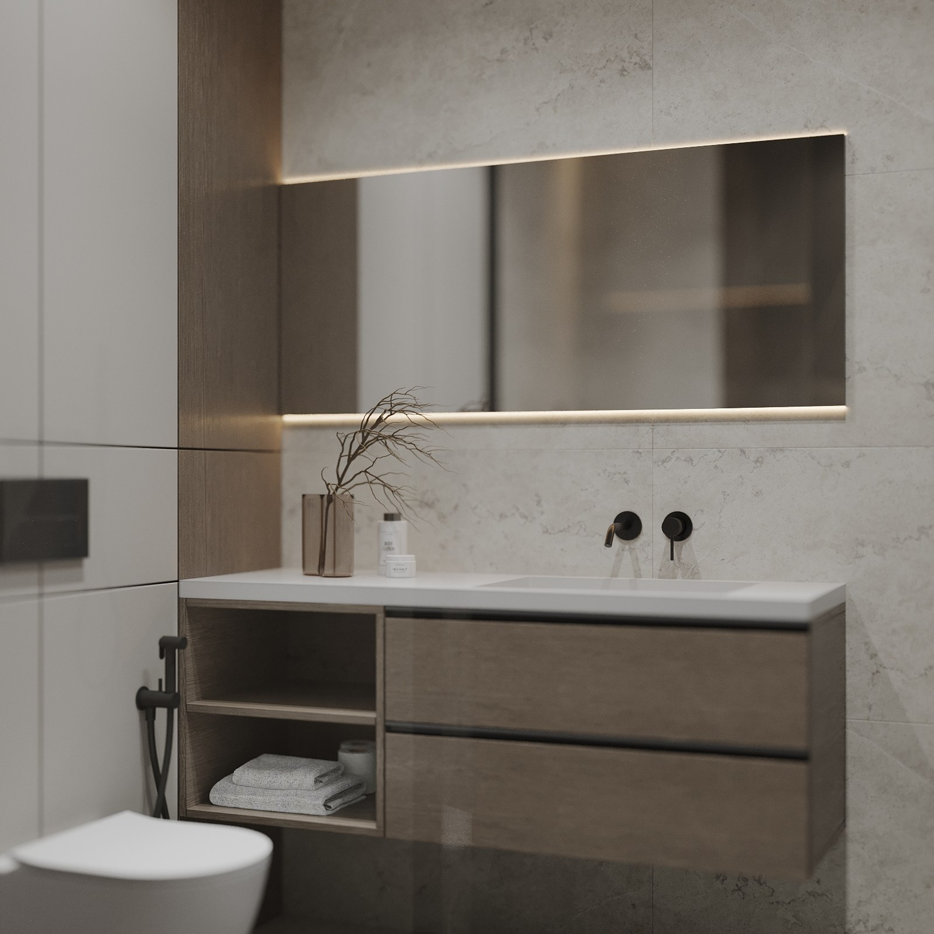 ЖК ОПЕРА / 125 м². Дизайнер интерьера Кристина Дедова / Оренбург, Москва