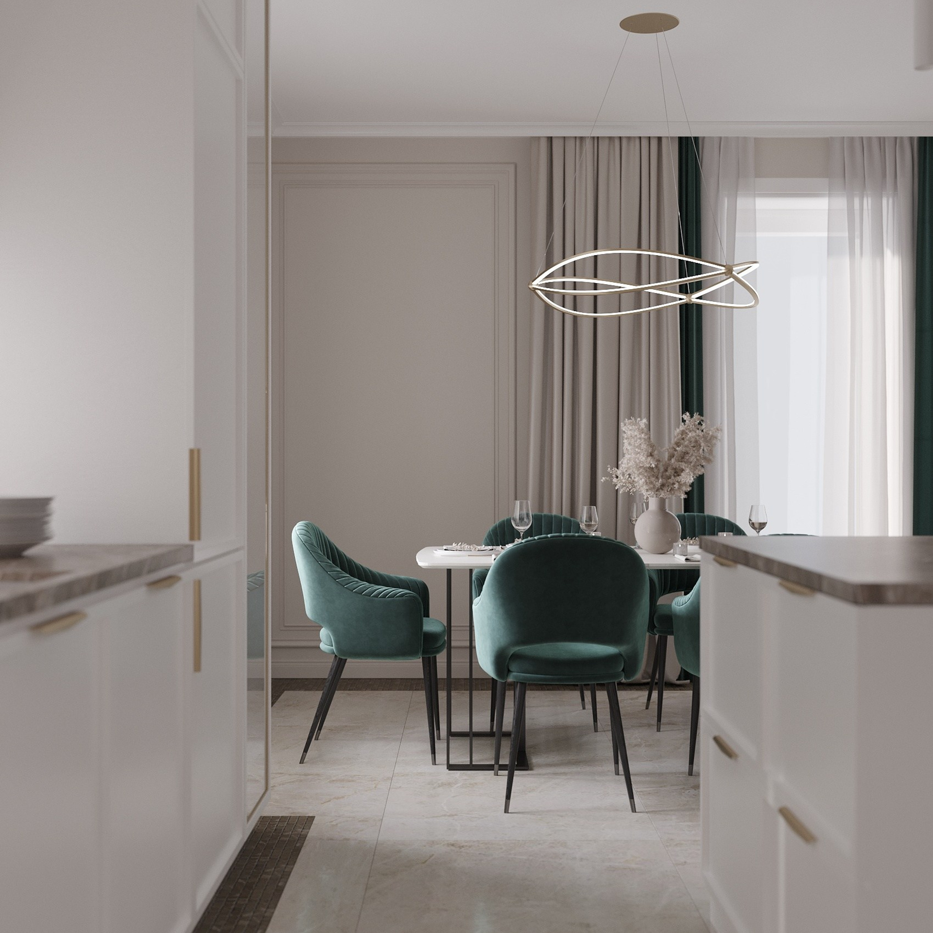 Экодолье / дом 120 м². Дизайнер интерьера Кристина Дедова / Оренбург, Москва