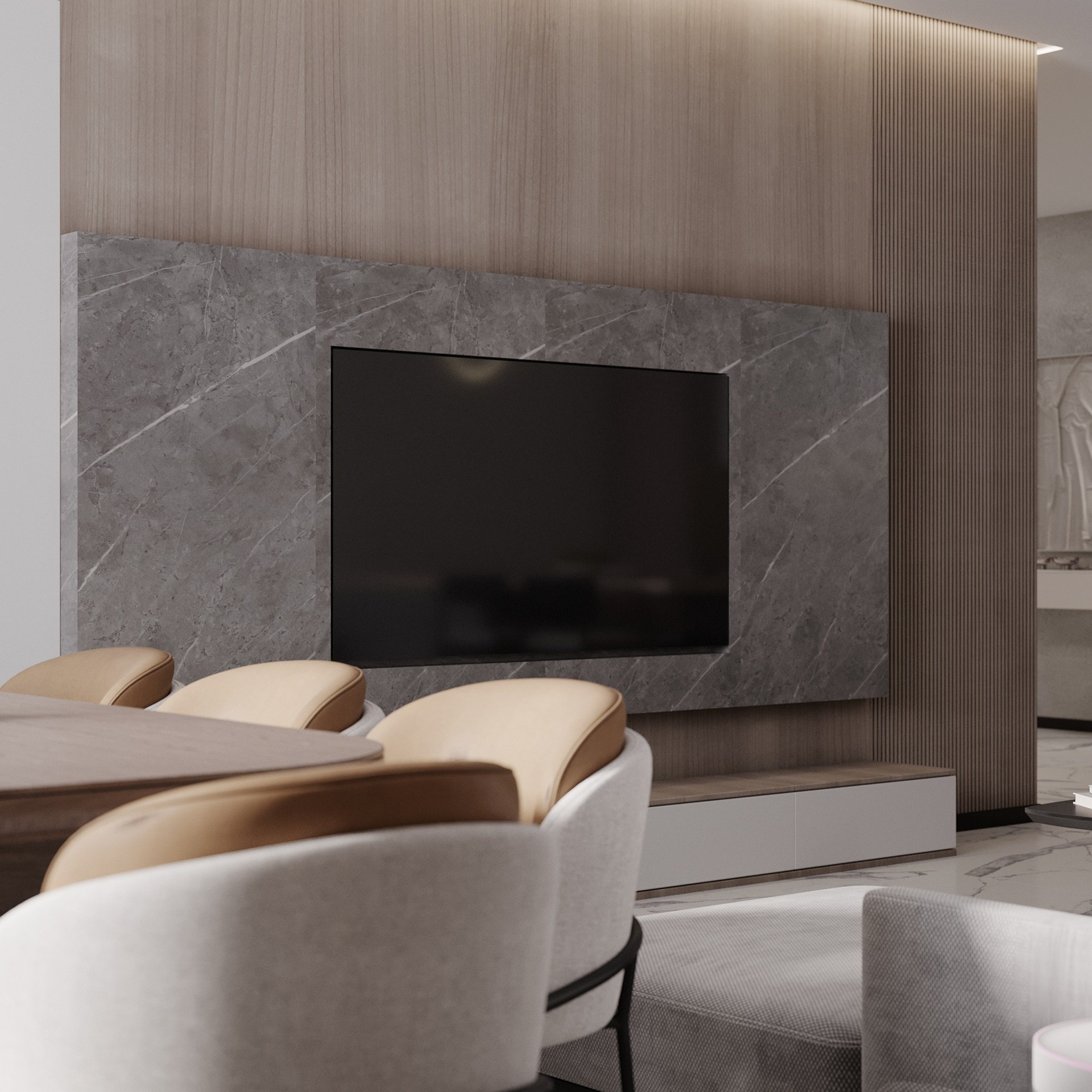 ЖК ОПЕРА / 125 м². Дизайнер интерьера Кристина Дедова / Оренбург, Москва