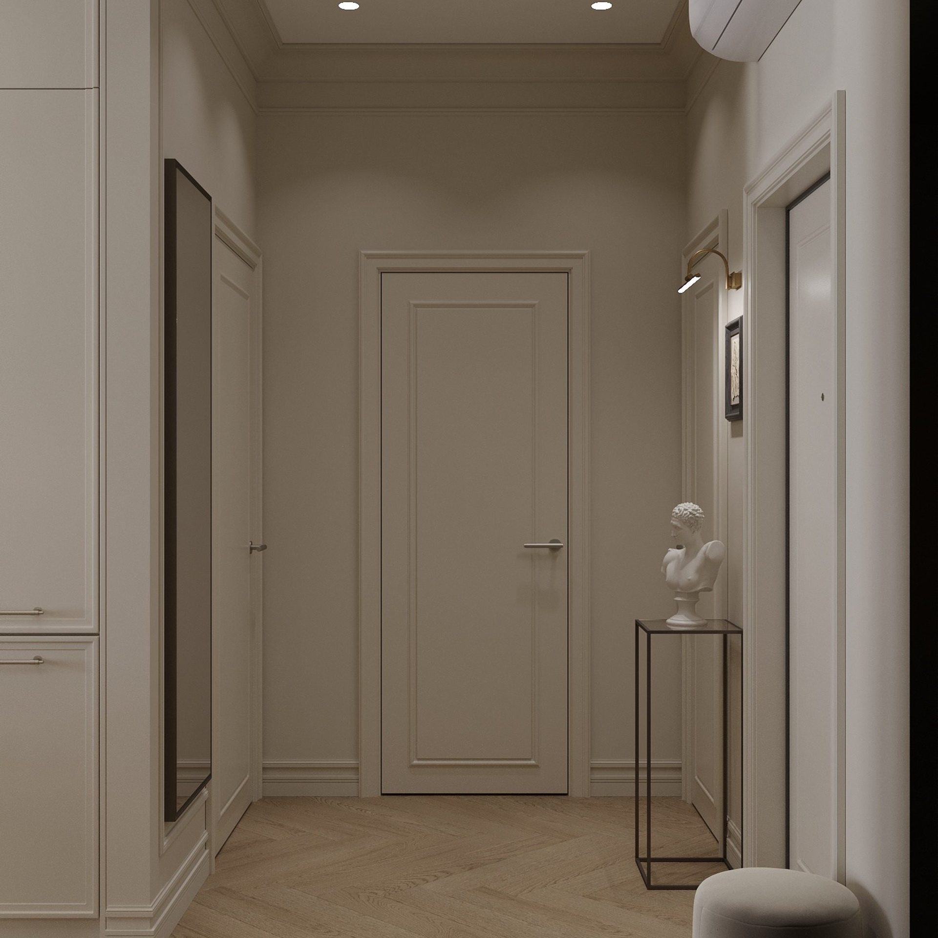 ЖК iD Park Pobedy / 40 м². Дизайнер интерьера Кристина Дедова / Оренбург, Москва