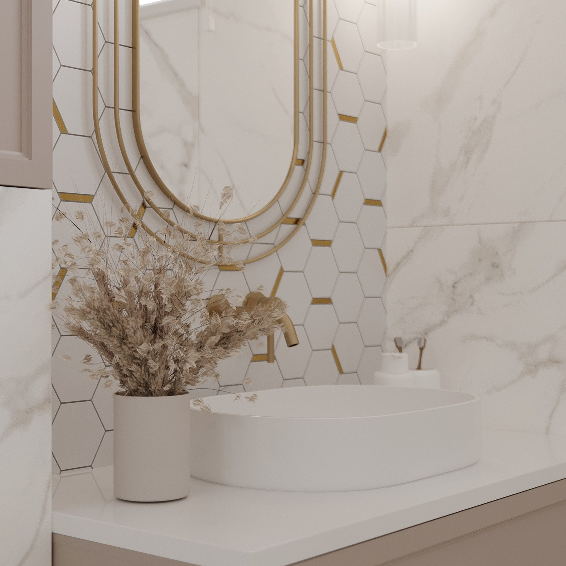 Экодолье / дом 120 м². Дизайнер интерьера Кристина Дедова / Оренбург, Москва