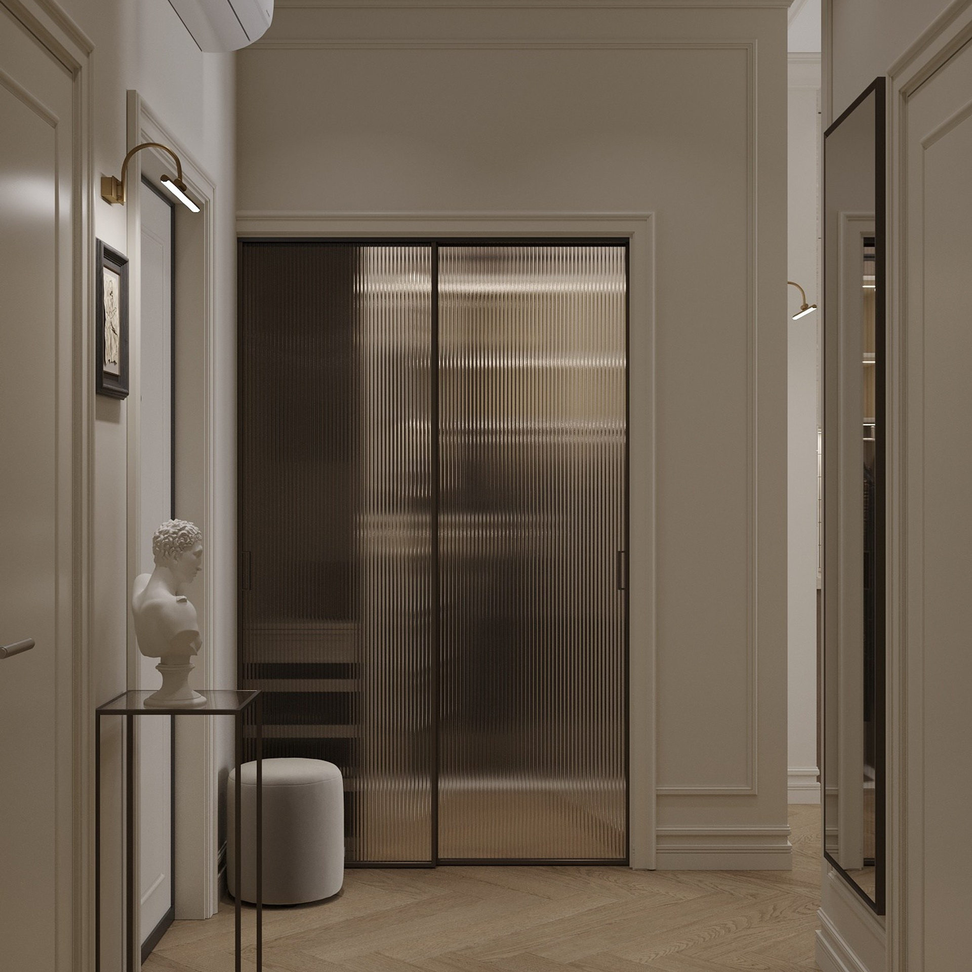 ЖК iD Park Pobedy / 40 м². Дизайнер интерьера Кристина Дедова / Оренбург, Москва