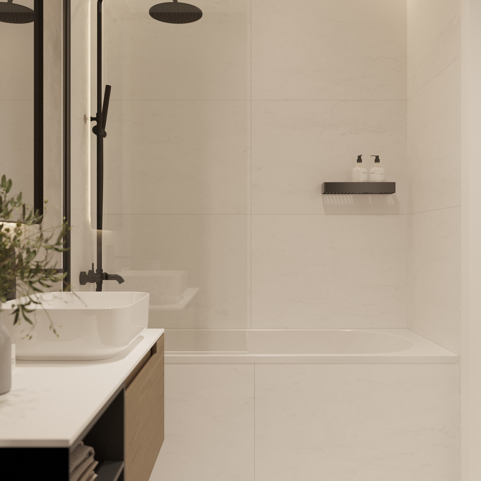 ЖК Белый остров/ 58 м². Дизайнер интерьера Кристина Дедова / Оренбург, Москва