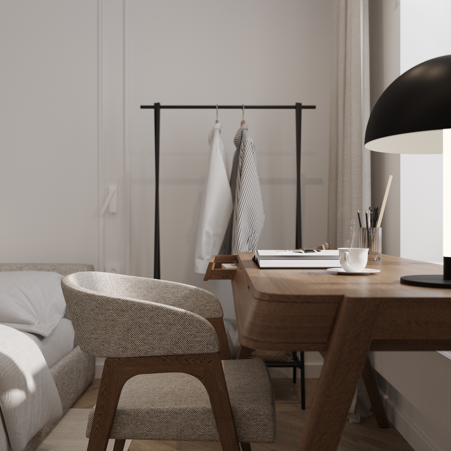 ЖК Белый остров/ 58 м². Дизайнер интерьера Кристина Дедова / Оренбург, Москва