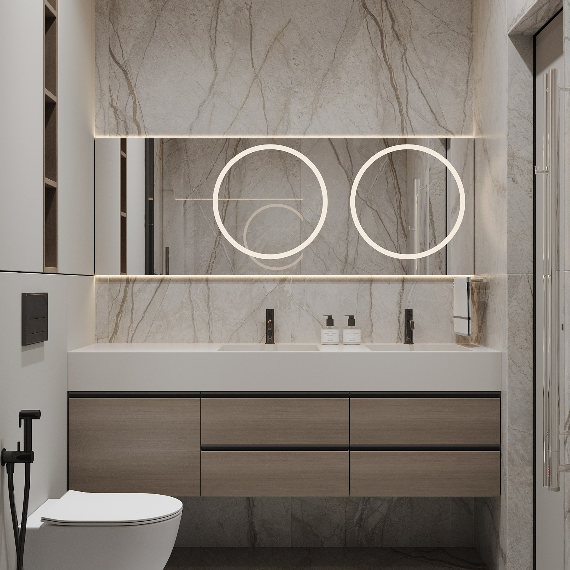 ЖК ОПЕРА / 125 м². Дизайнер интерьера Кристина Дедова / Оренбург, Москва