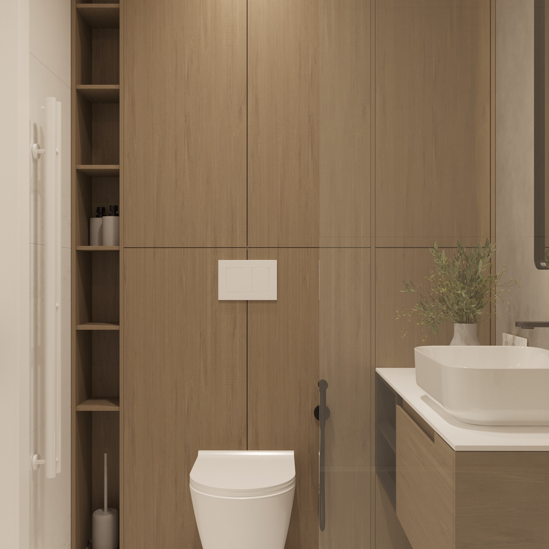 ЖК Белый остров/ 58 м². Дизайнер интерьера Кристина Дедова / Оренбург, Москва