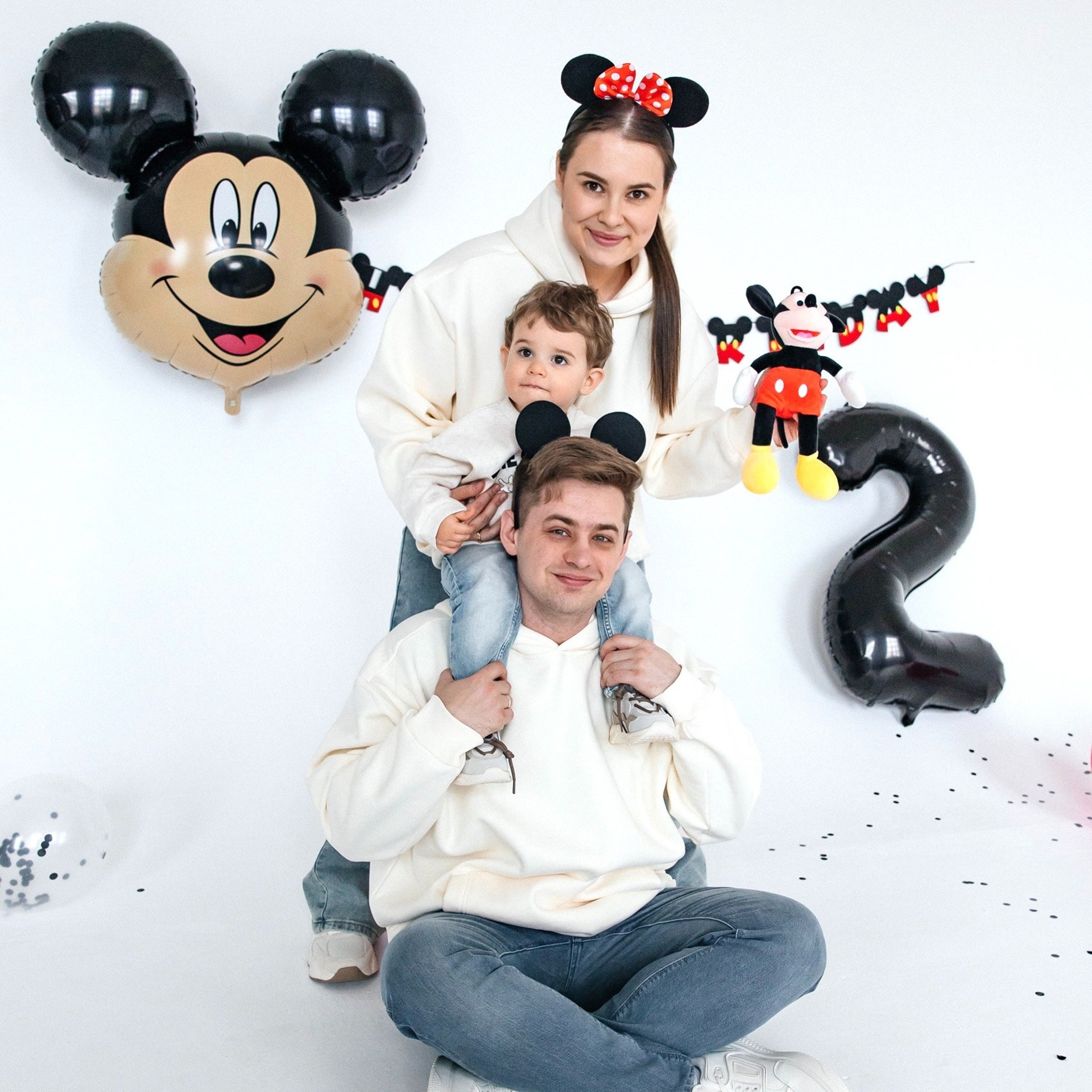 Семейная съемка в&nbsp;студии