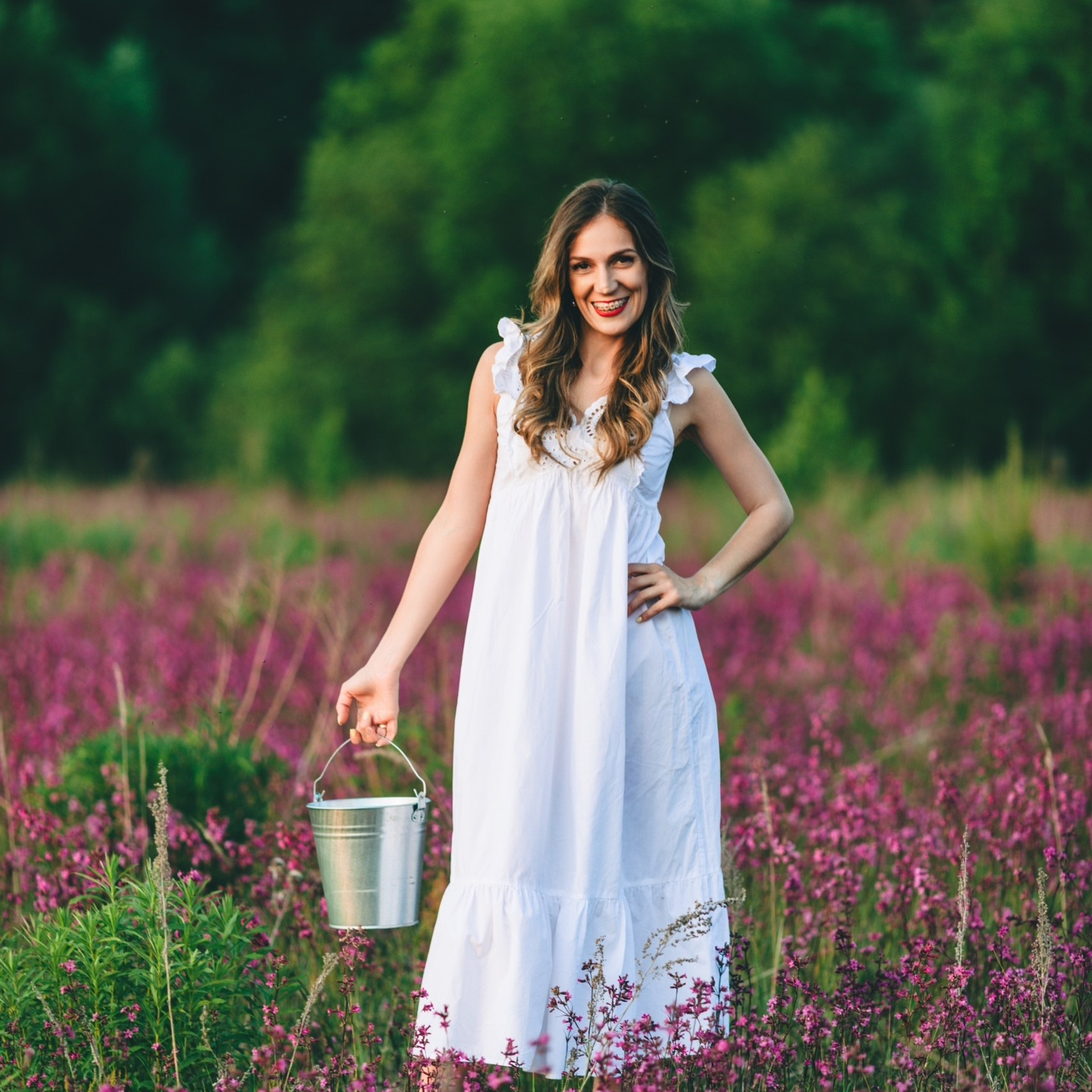 Летняя идиллия: свежесть заката и нежность образа. Дима Никитин свадебный и семейный фотограф в Ижевске и Удмуртии с 2007 года