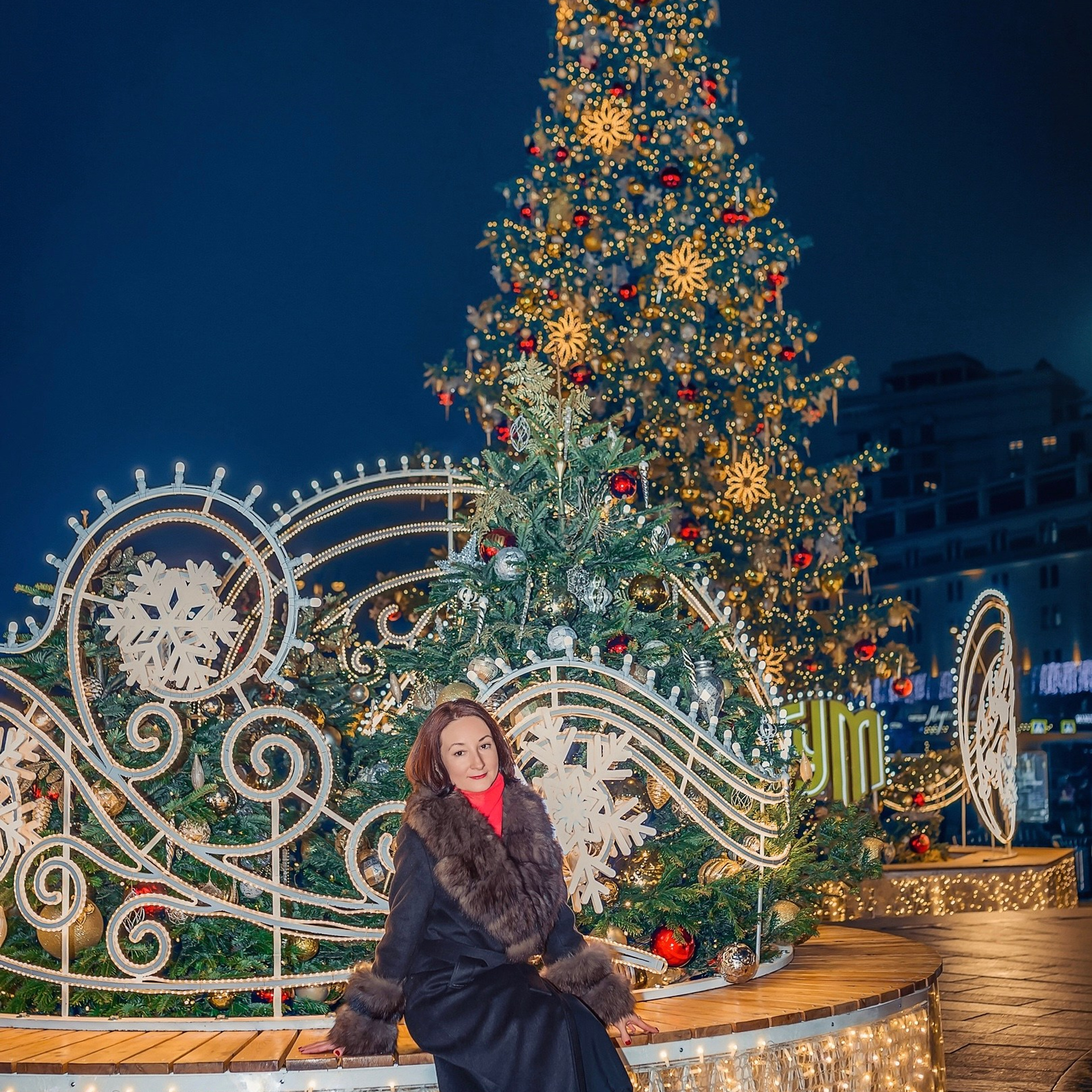 Огни ночной Москвы. Семейный и детский фотограф в Москве Елизавета Шишова