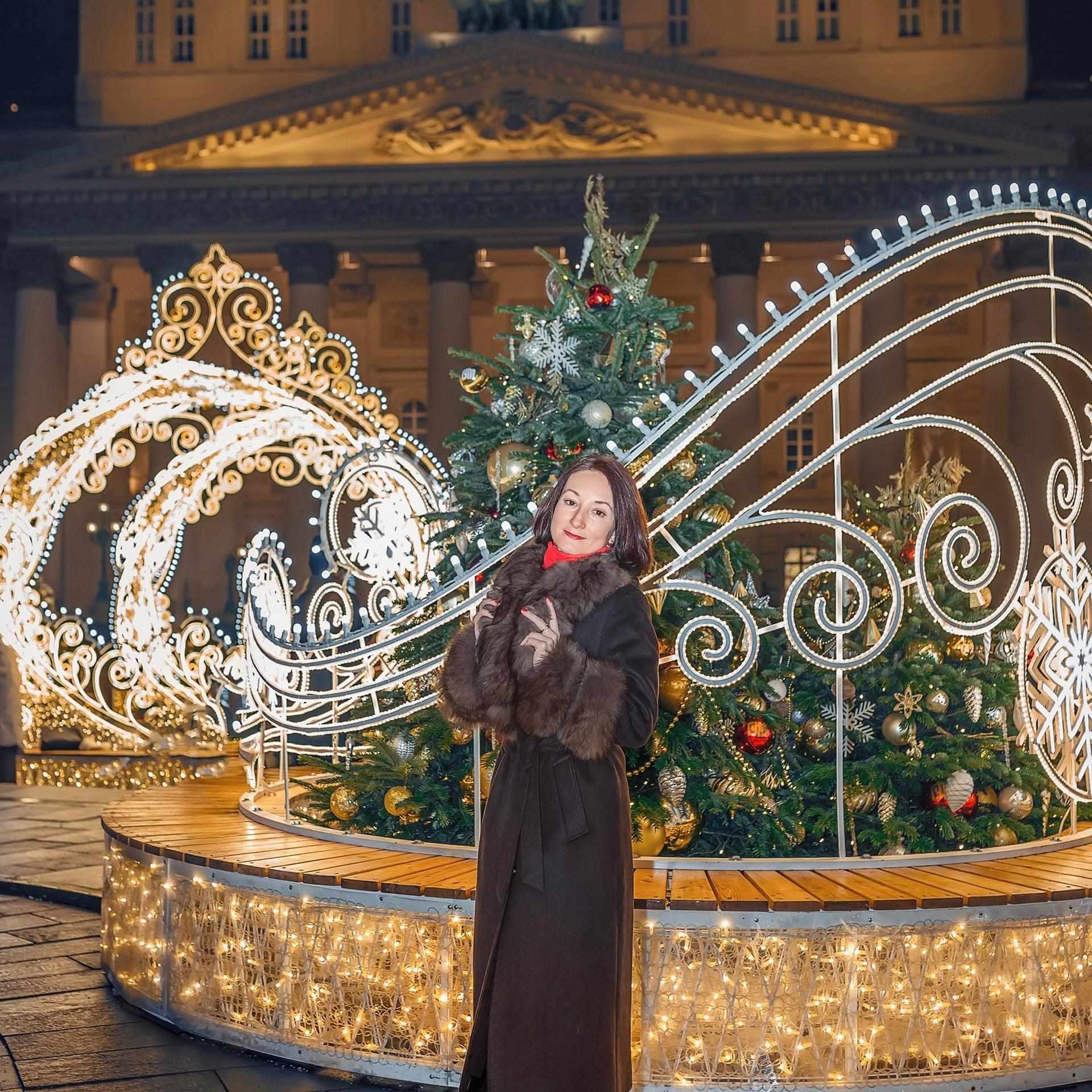 Огни ночной Москвы. Семейный и детский фотограф в Москве Елизавета Шишова