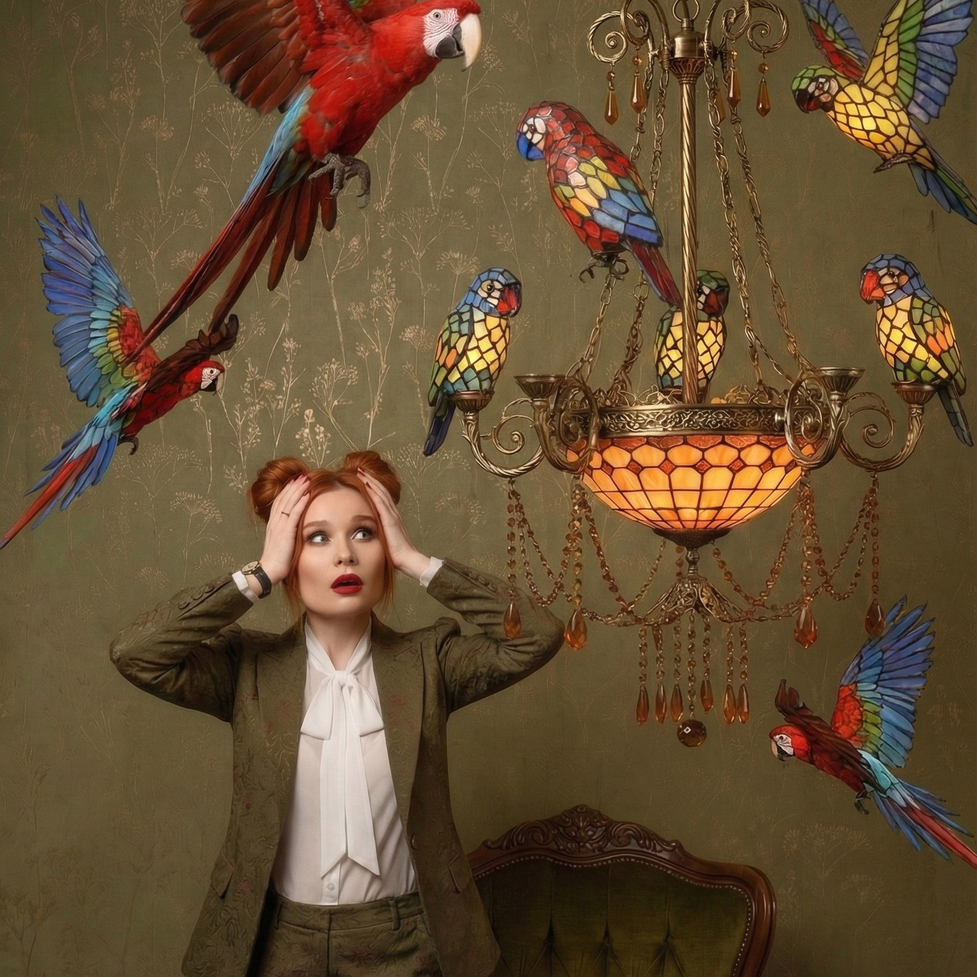 Юлия и&nbsp;попугай