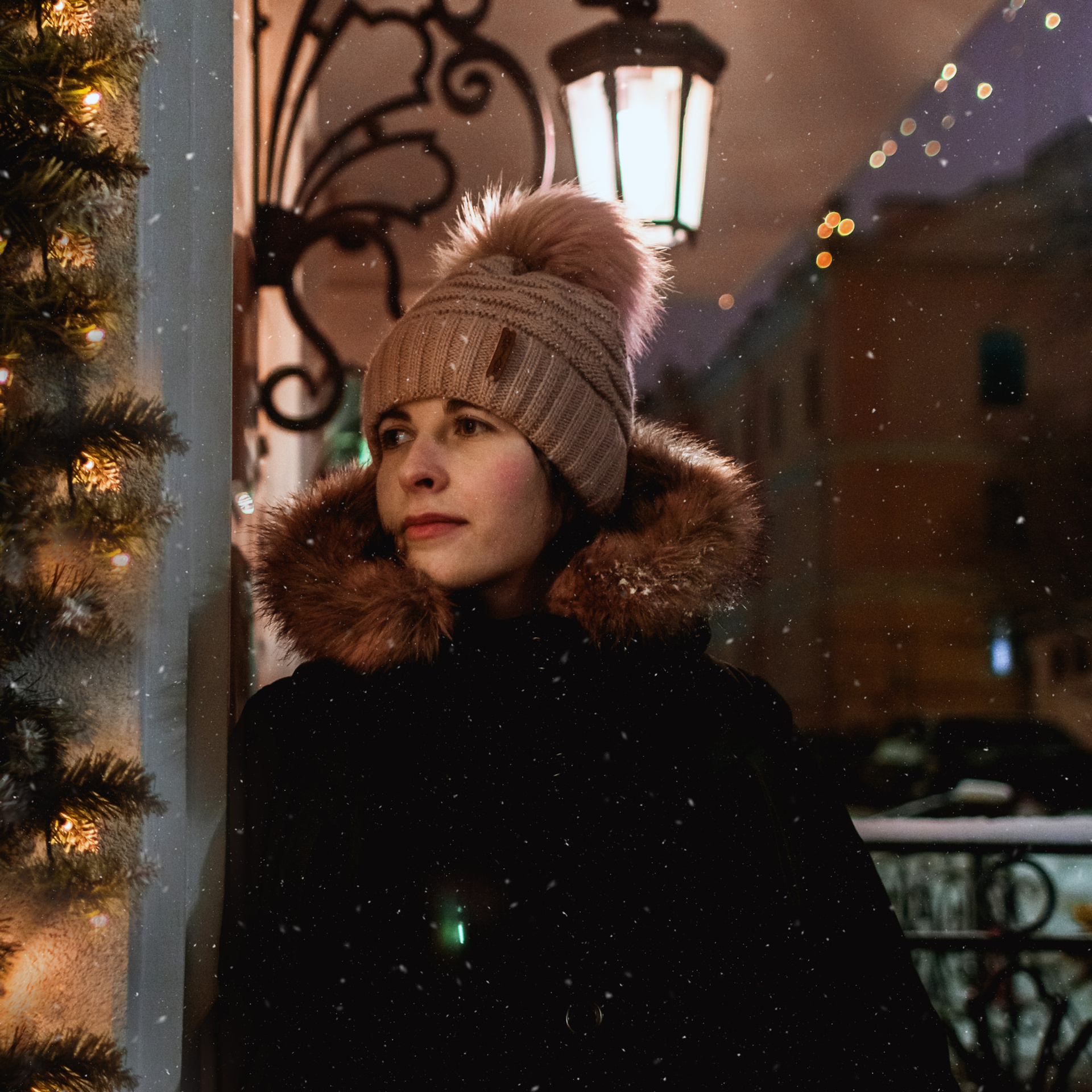 Уличная фотосессия НГ в СПБ.