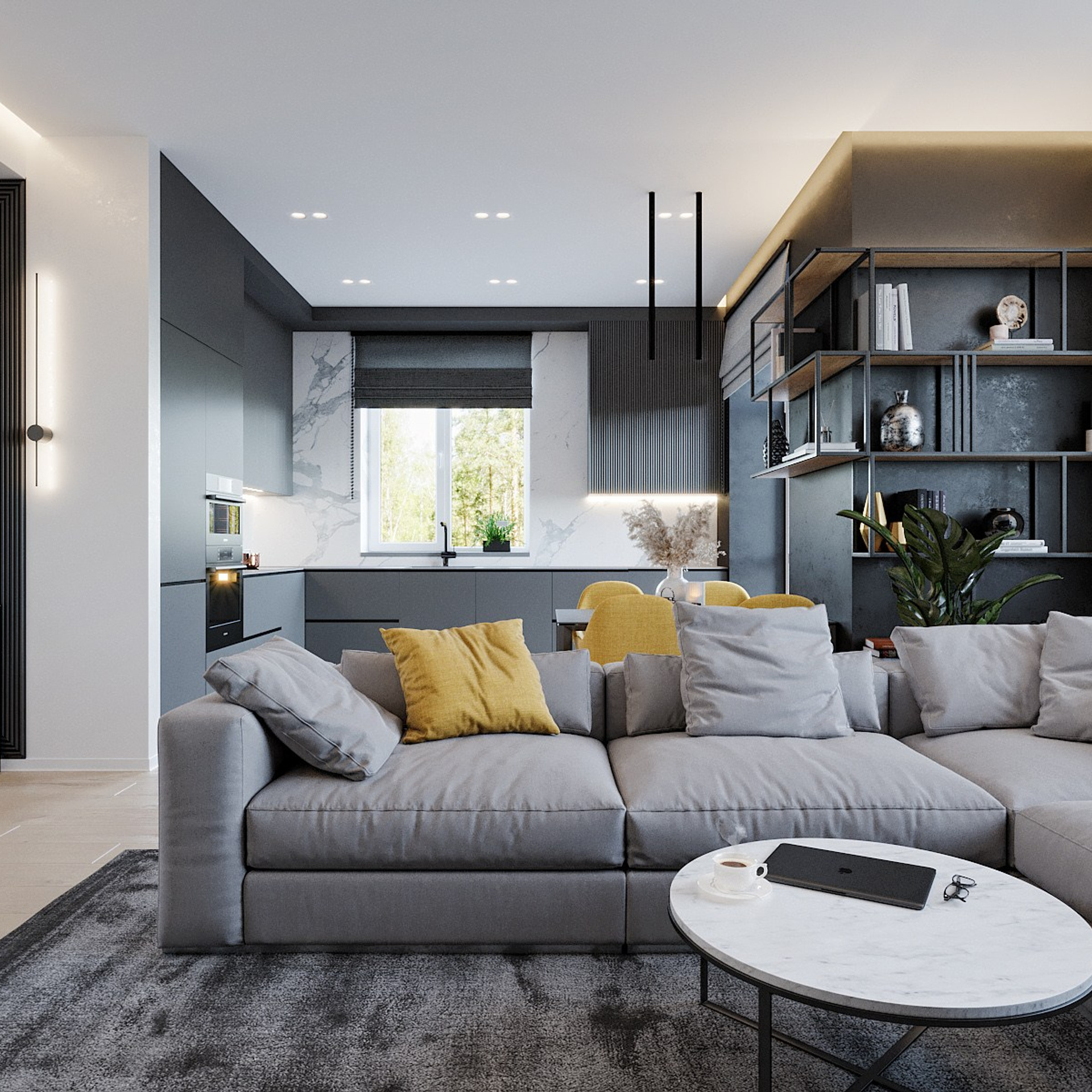 Интерьер таунхауса для молодой мамы с сыном. Дизайн интерьера TWOREZ | Новосибирск и онлайн