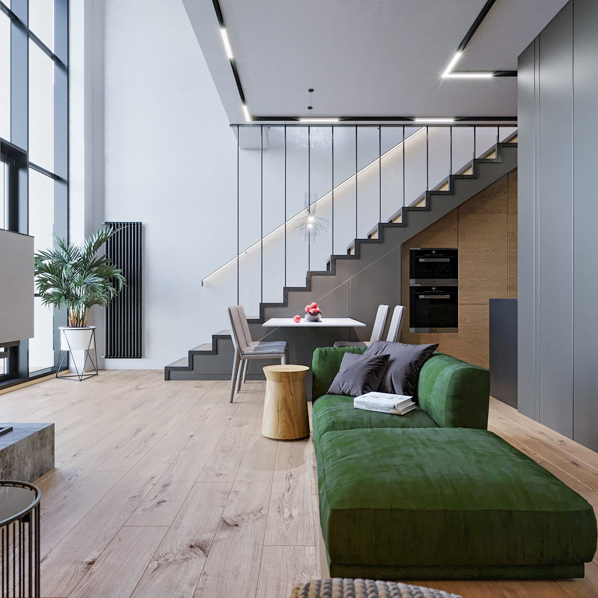 Интерьер таунхауса для молодой мамы с сыном. Дизайн интерьера TWOREZ | Новосибирск и онлайн