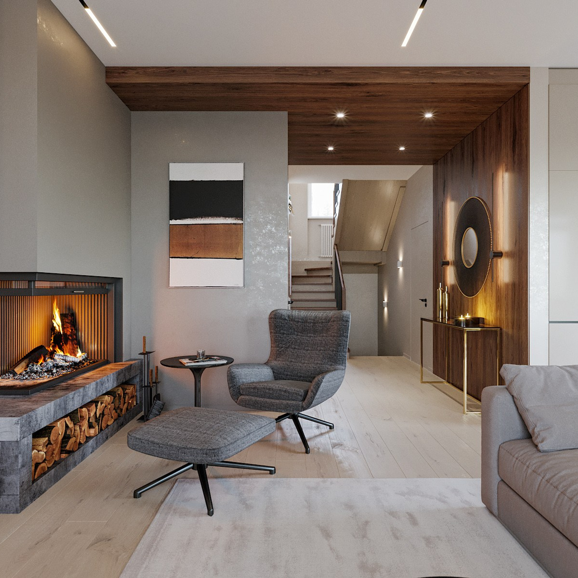 Квартира для молодой пары, из сферы IT. Дизайн интерьера TWOREZ | Новосибирск и онлайн