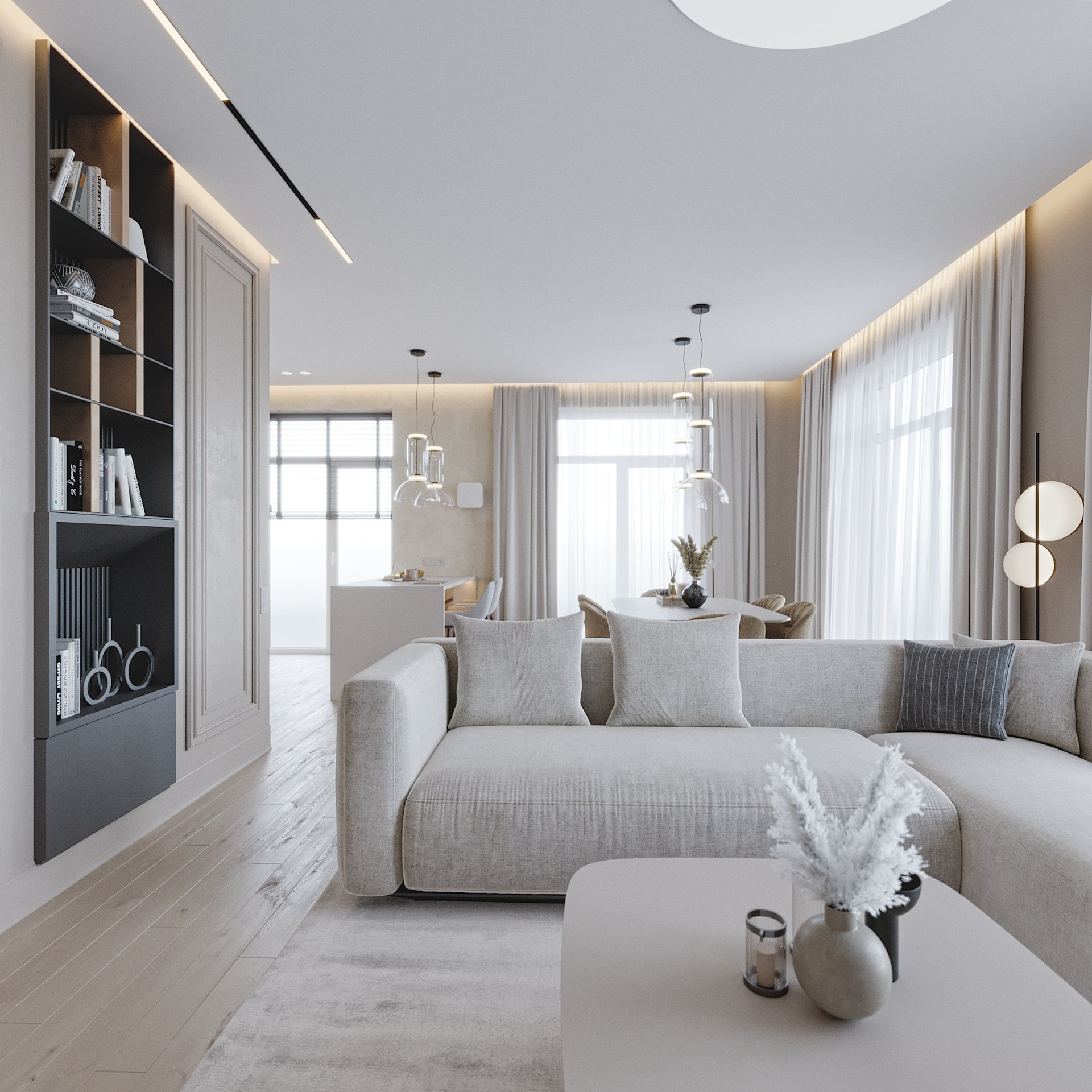 Интерьер таунхауса для молодой мамы с сыном. Дизайн интерьера TWOREZ | Новосибирск и онлайн