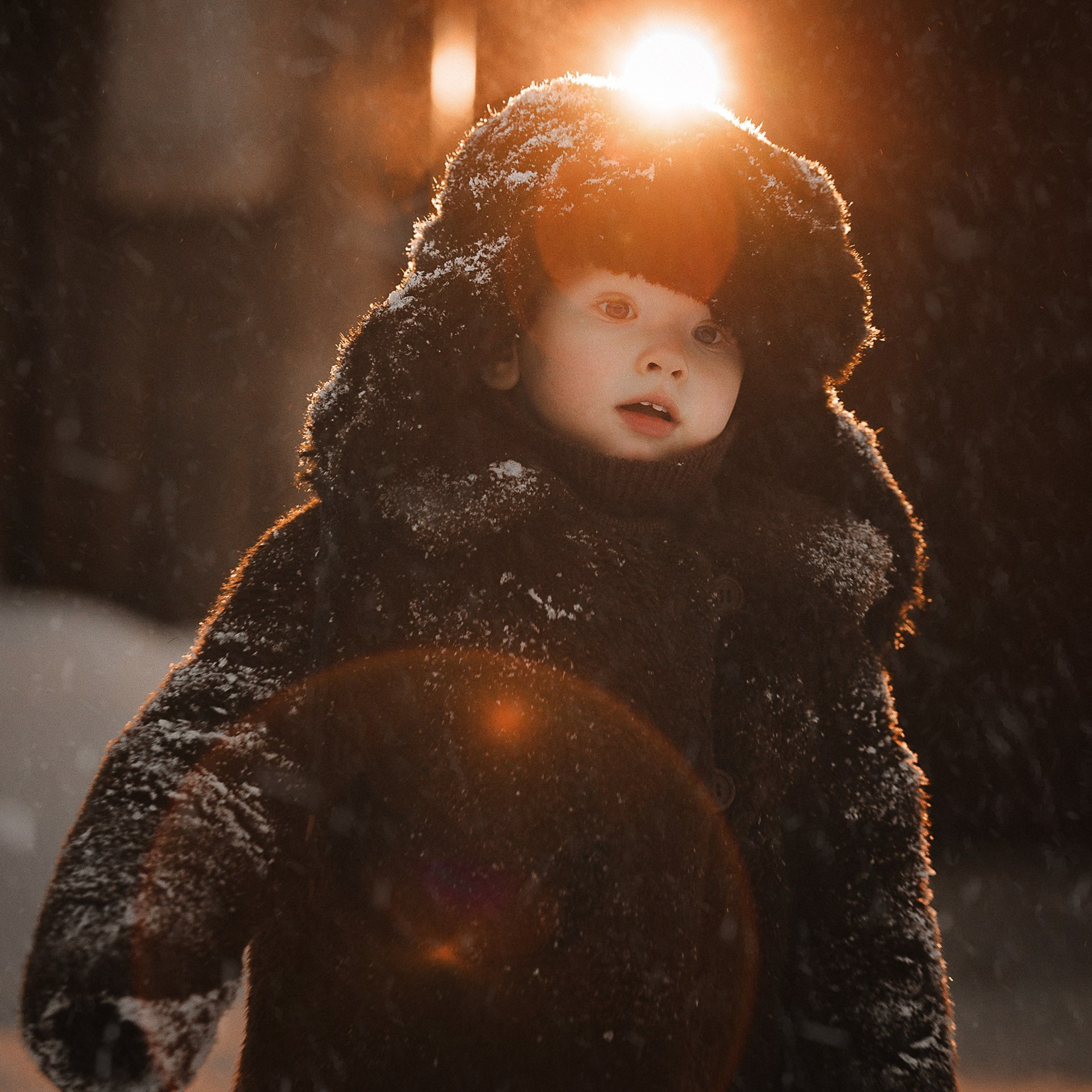 Детство зимой