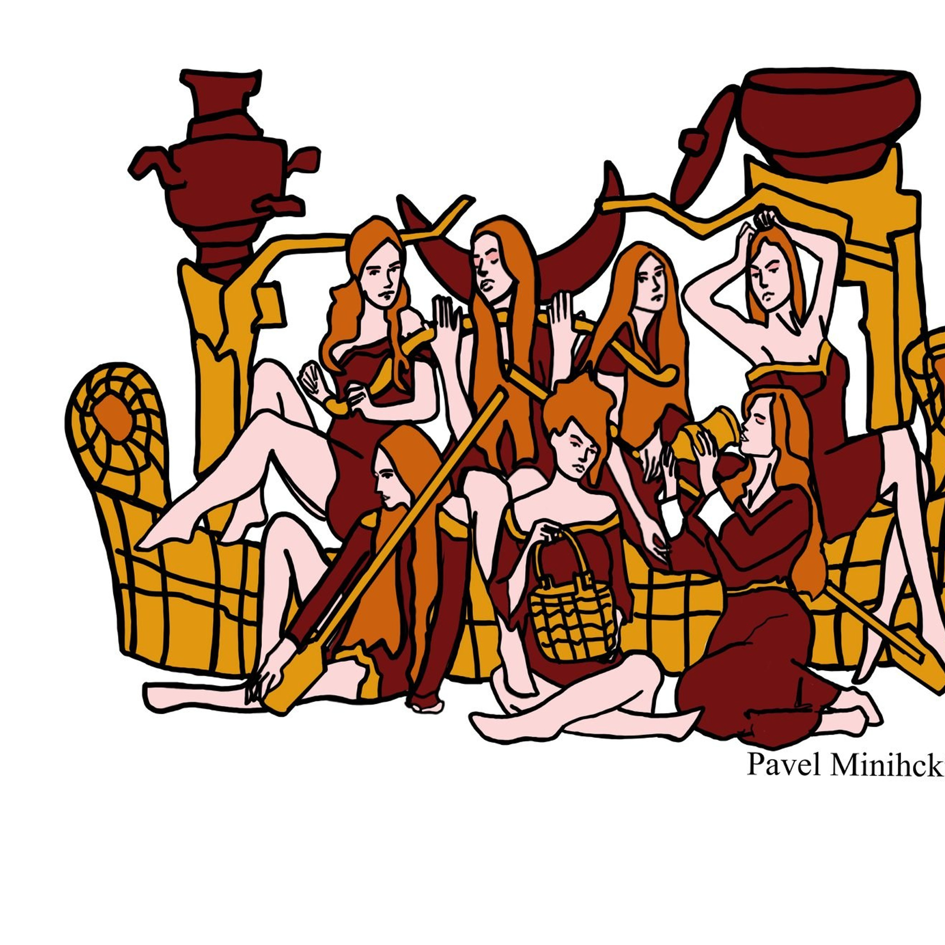 Иллюстрации по сказкам и мифам