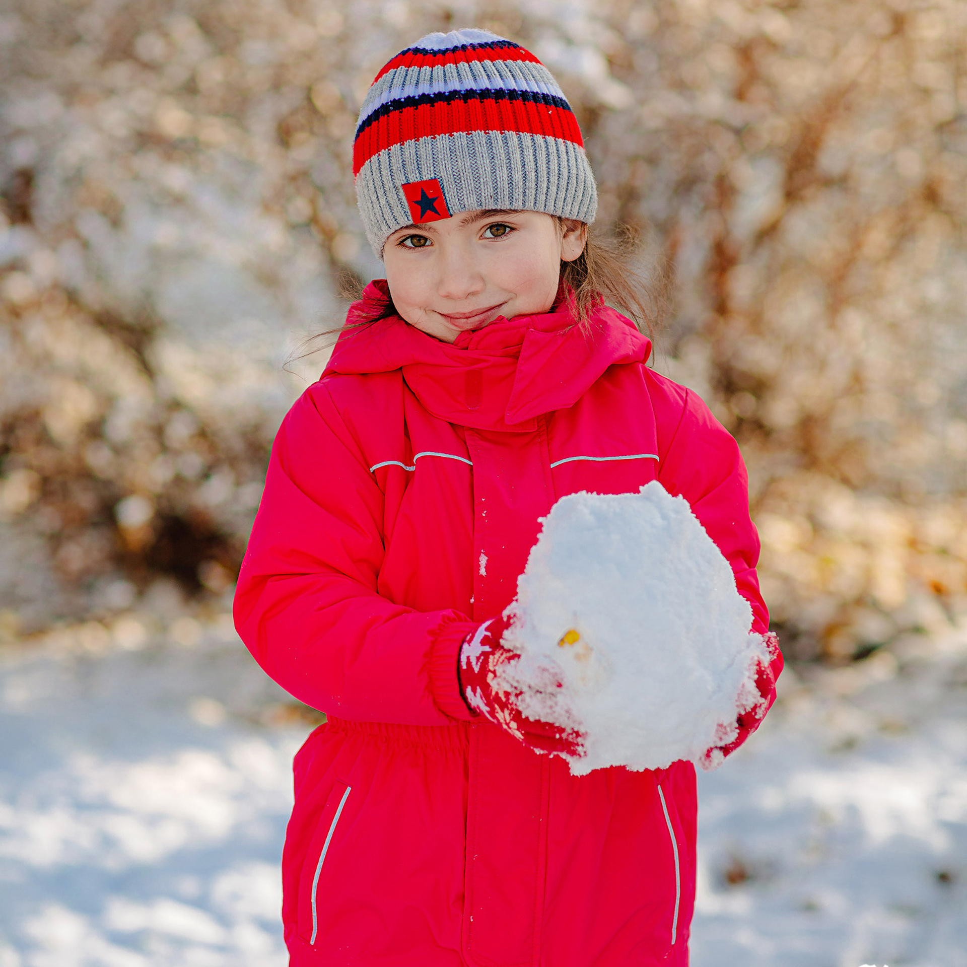 Прогулка в детском саду осень-зима