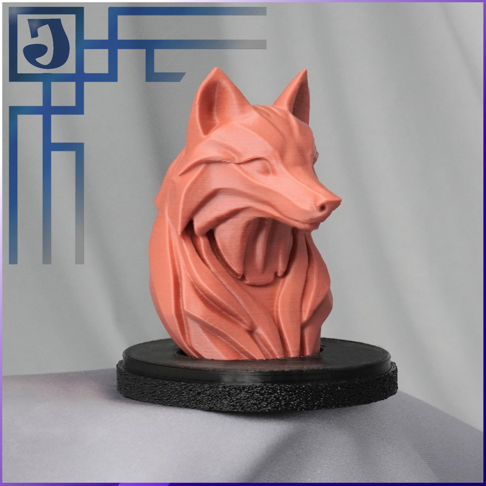 ФИГУРКА ЛИСЫ ТАЛИСМАН для ПОДАРКА и ИНТЕРЬЕРА. JOKER-STUDIO УКРАШЕНИЯ 3D МОДЕЛИРОВАНИЕ ЛИТЬЁ