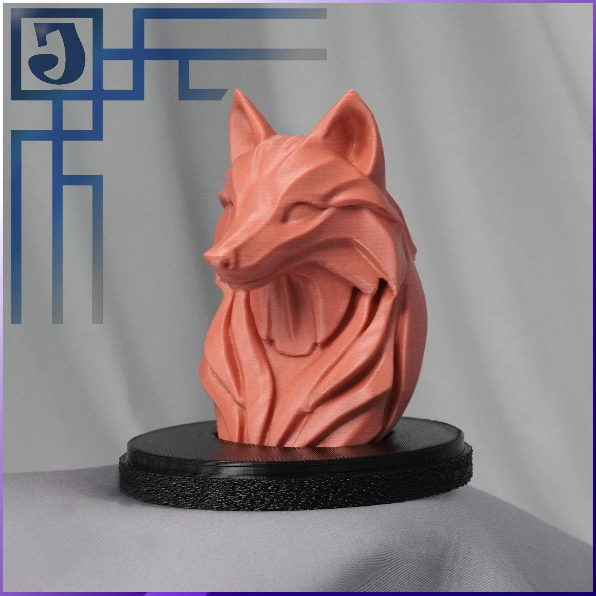 ФИГУРКА ЛИСЫ ТАЛИСМАН для ПОДАРКА и ИНТЕРЬЕРА. JOKER-STUDIO УКРАШЕНИЯ 3D МОДЕЛИРОВАНИЕ ЛИТЬЁ