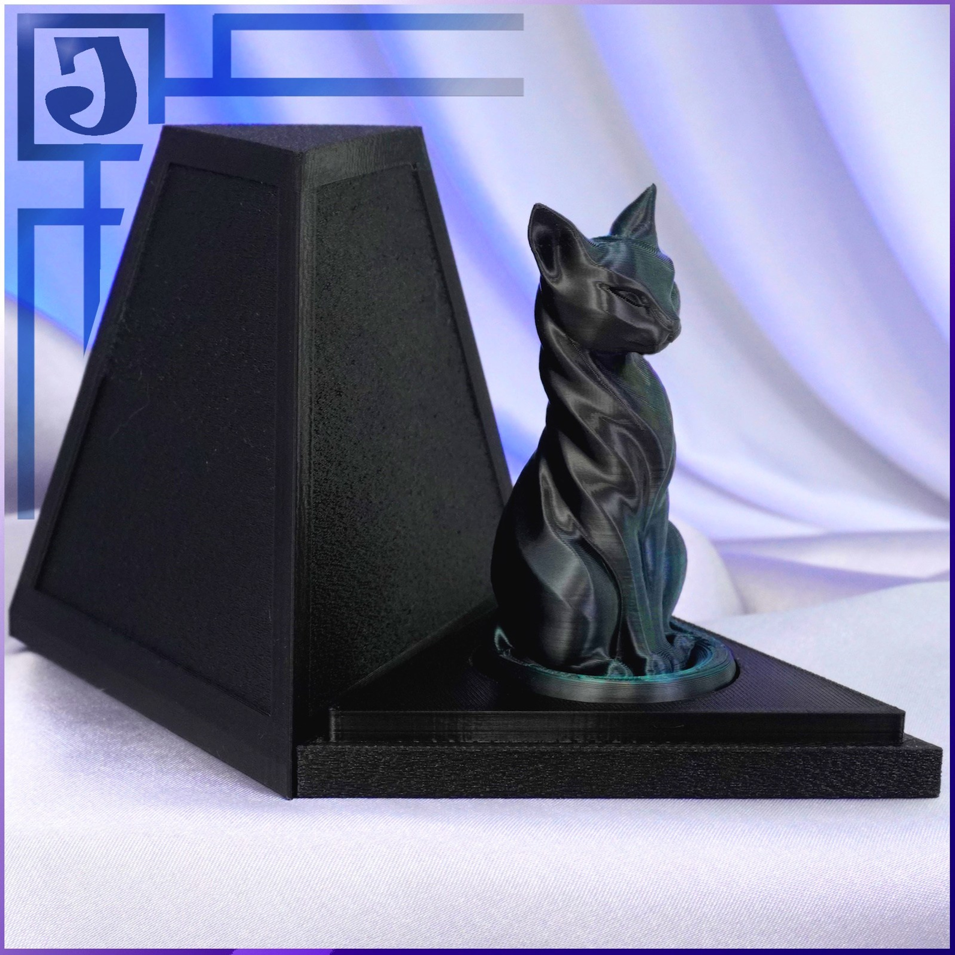 ФИГУРКА с КОШКОЙ ЗЕЛЕНОГО ЦВЕТА АМУЛЕТ ЗДОРОВЬЯ. JOKER-STUDIO УКРАШЕНИЯ 3D МОДЕЛИРОВАНИЕ ЛИТЬЁ