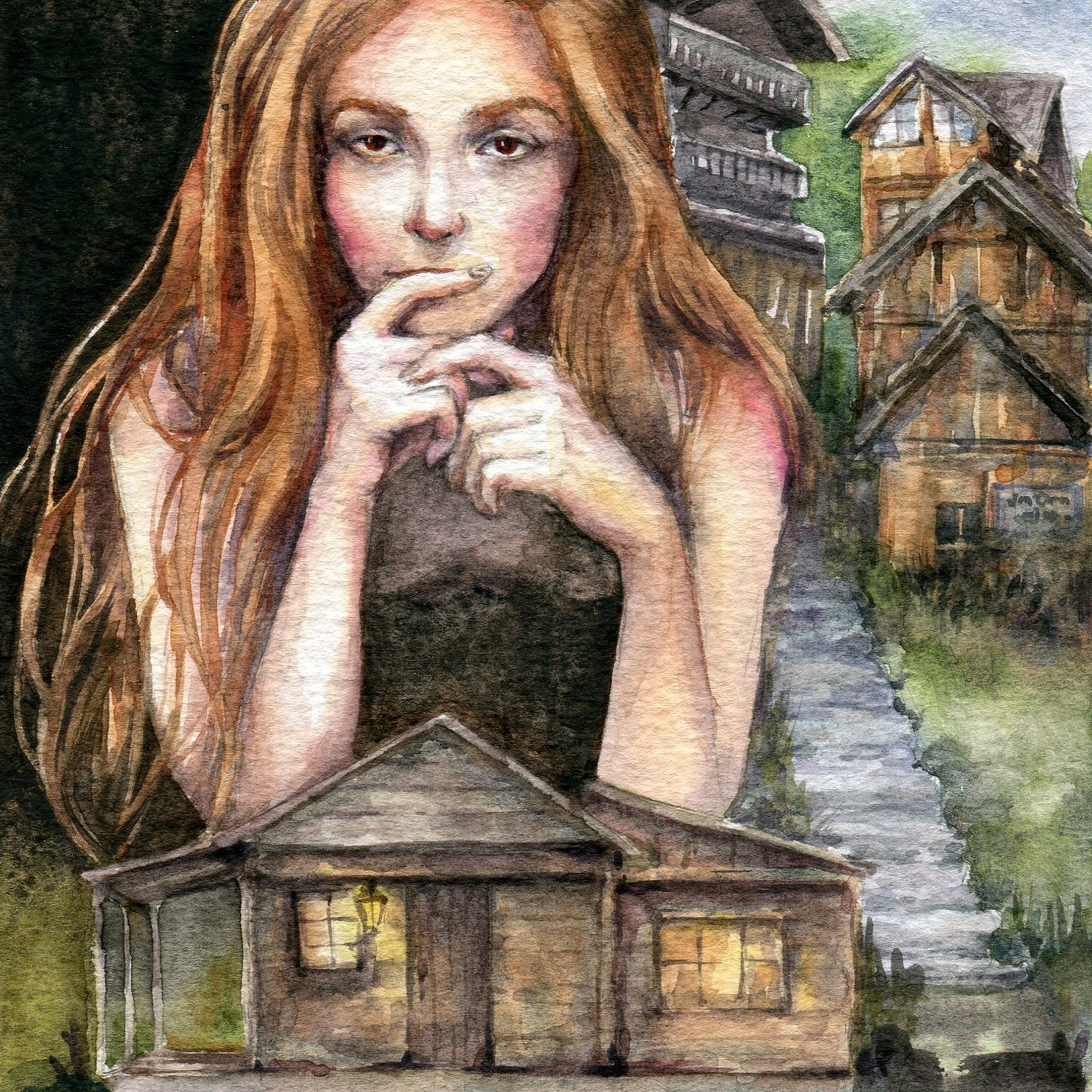 Акварель Сони Корсаковой. Живопись Сони Корсаковой