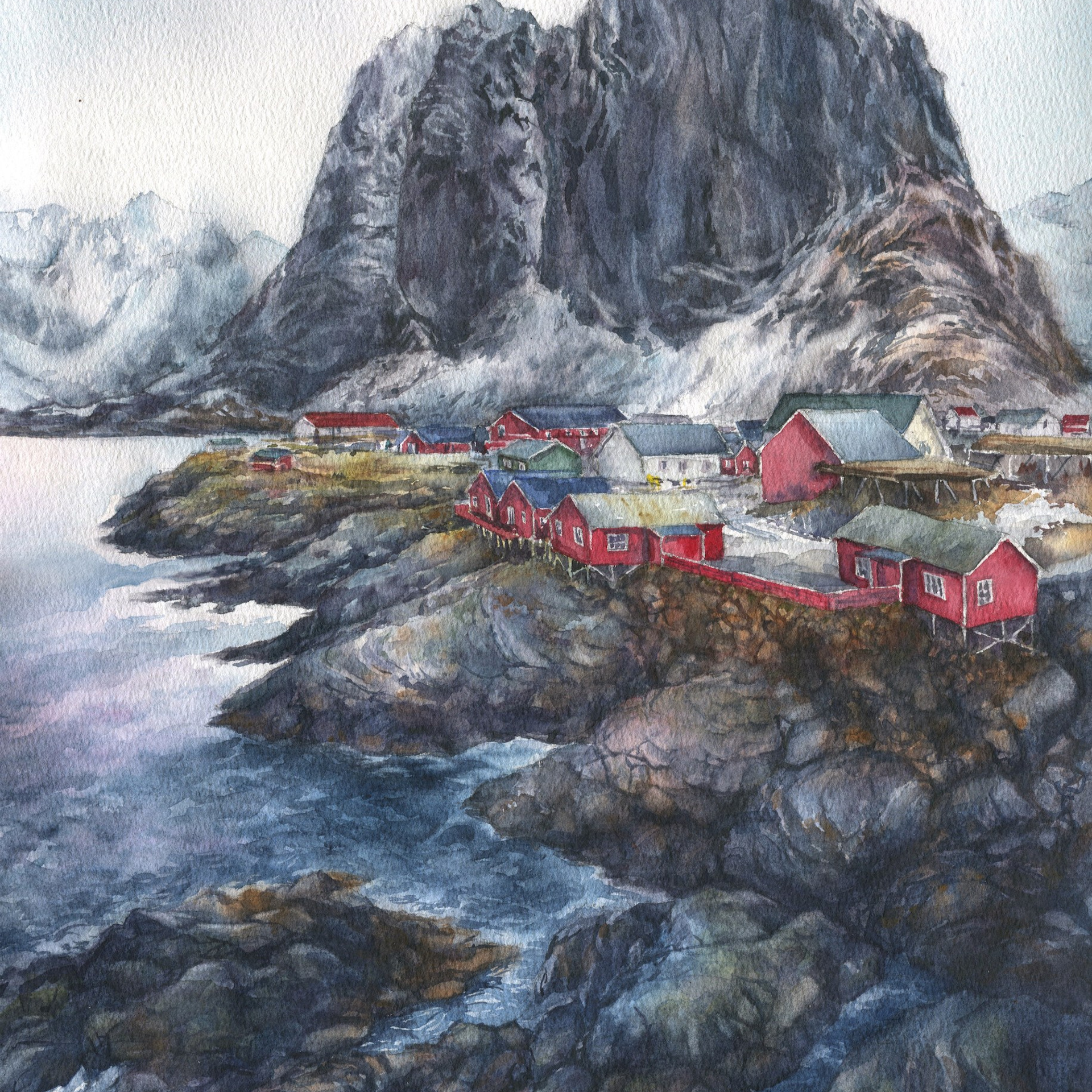 Акварель Сони Корсаковой. Живопись Сони Корсаковой