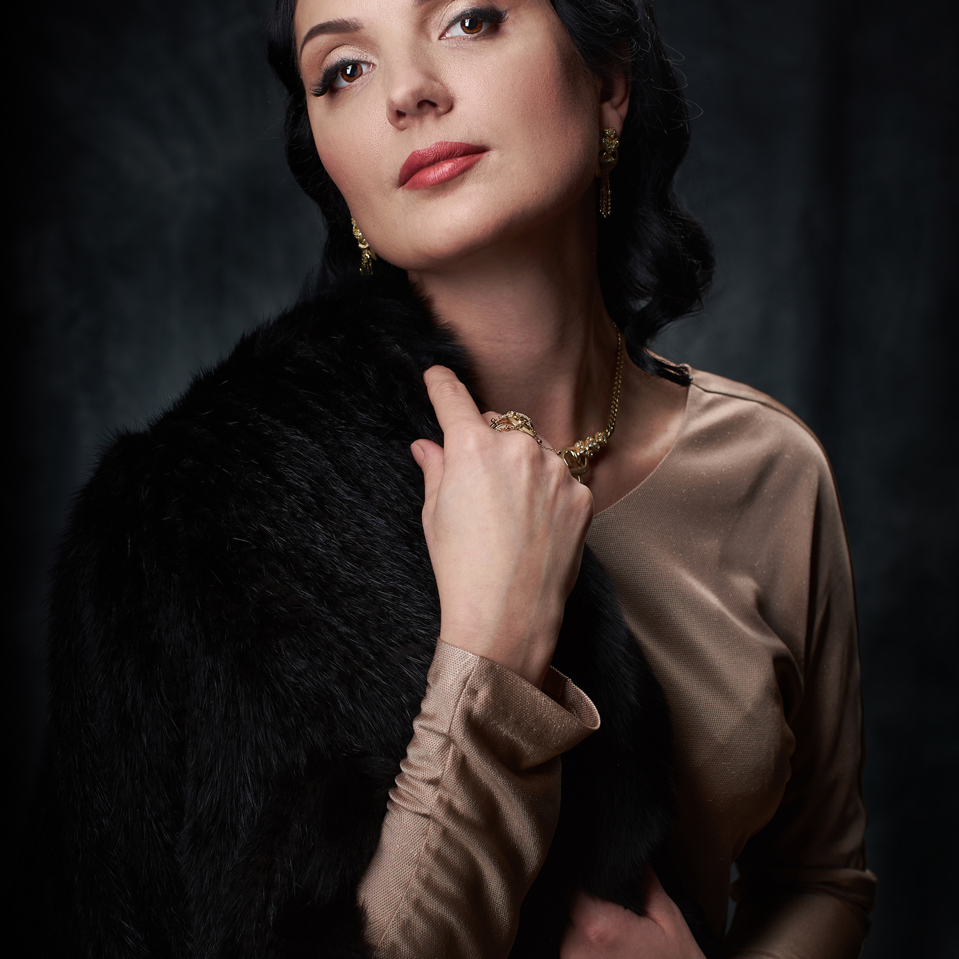 Portrait photo shoot by photographer Max Matvich. Max Matvich and Victoria Basova are professionals in their field