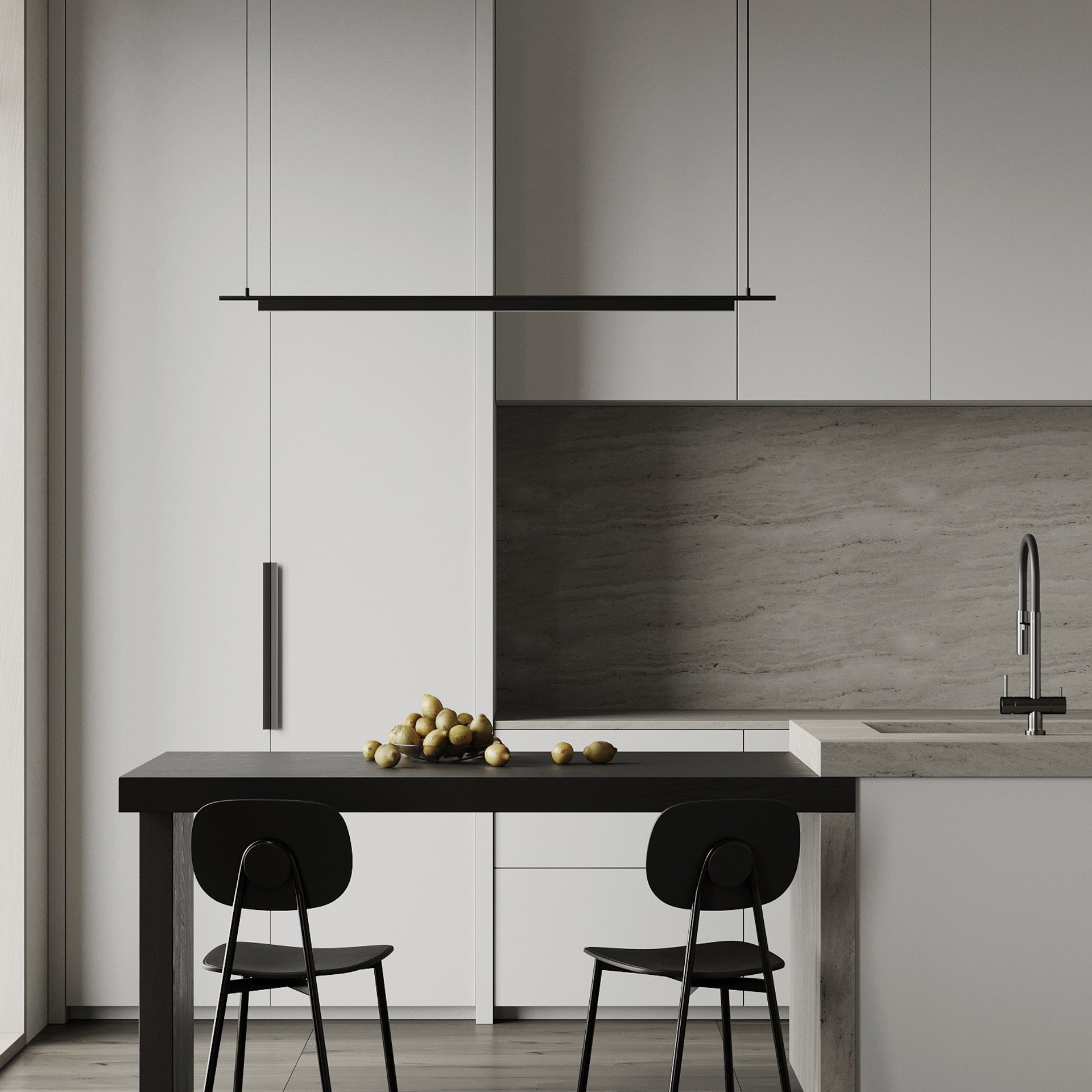 Кухня-гостиная. Часть 1. 3d визуализатор Данила Белов Dvisualiz