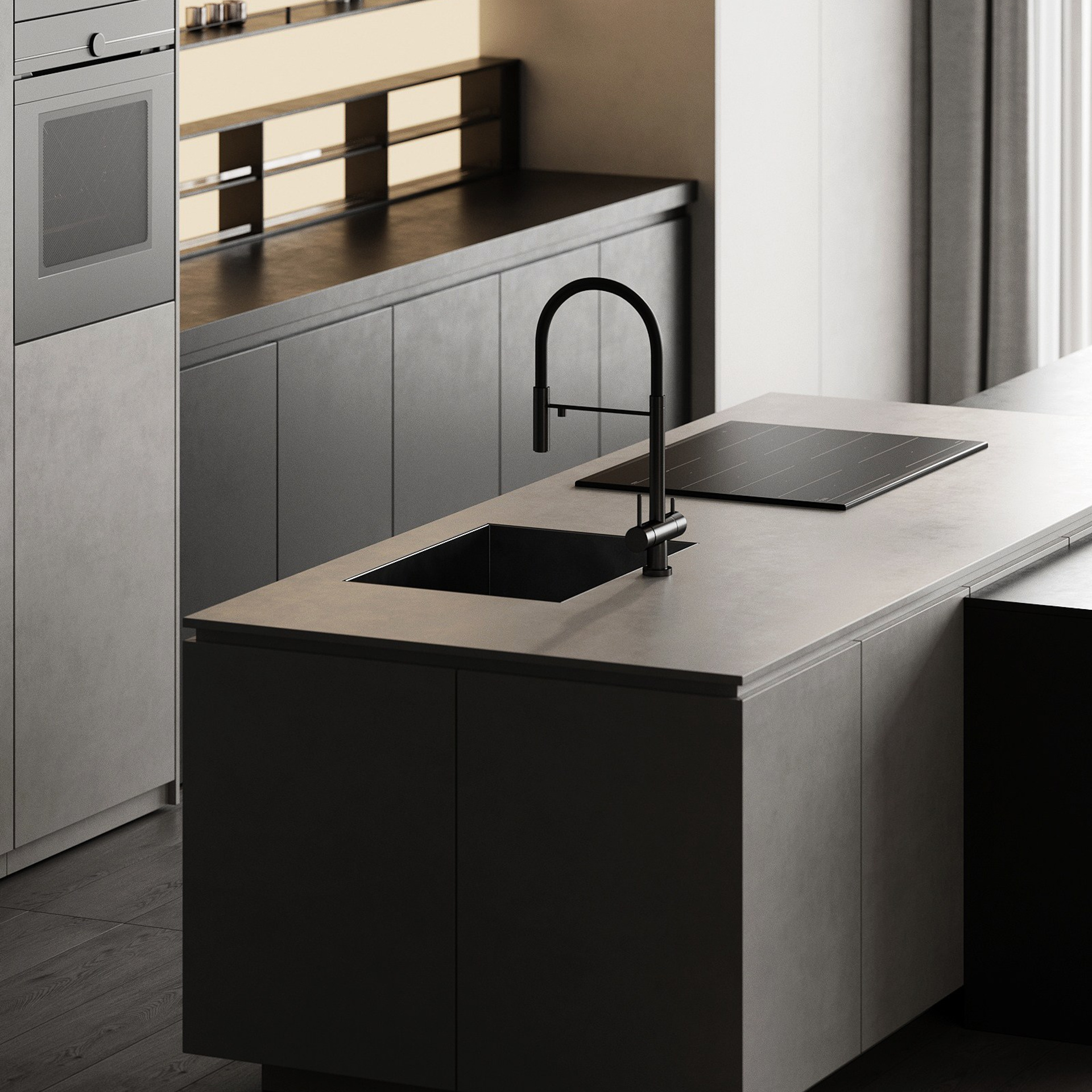 Кухня-гостиная. Часть 2. 3d визуализатор Данила Белов Dvisualiz