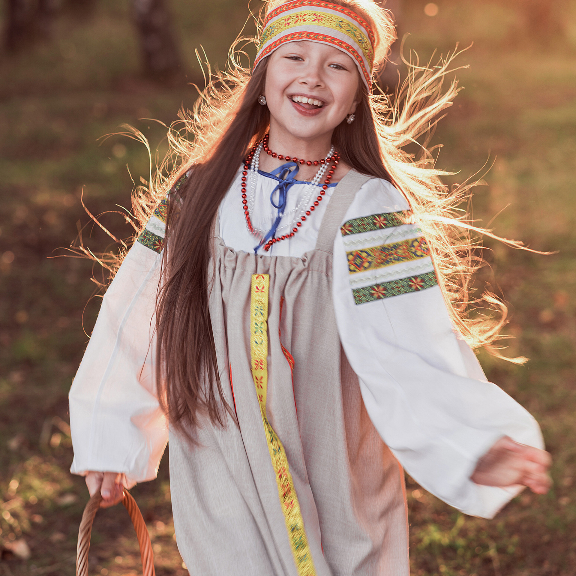 В поле. Яблочный Спас. Семейный и детский фотограф в Кинешме
