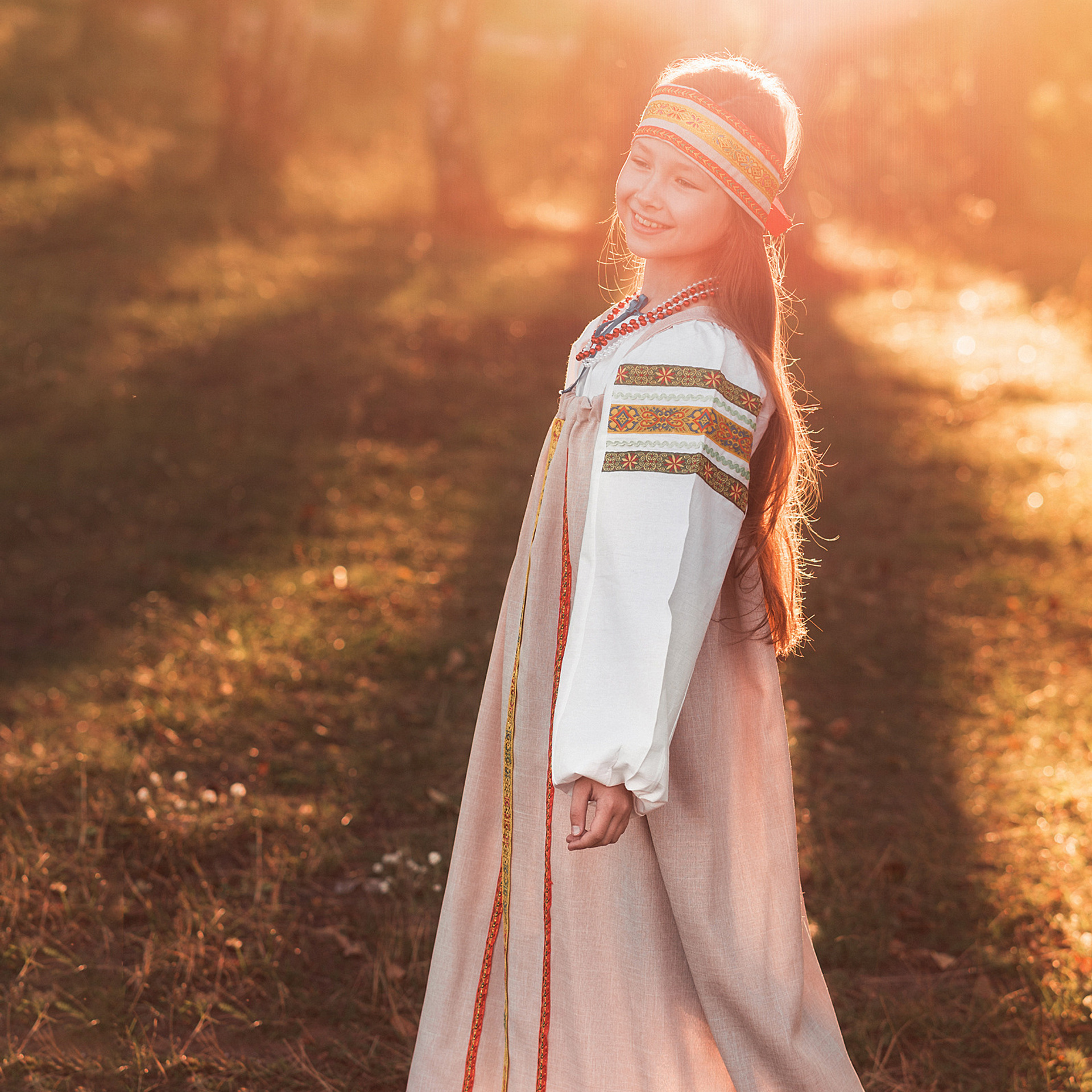 В поле. Яблочный Спас. Семейный и детский фотограф в Кинешме