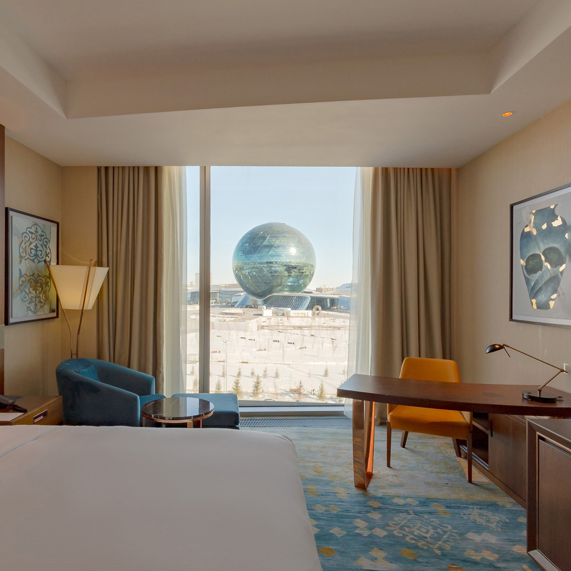 Интерьерная съемка номеров HILTON ASTANA