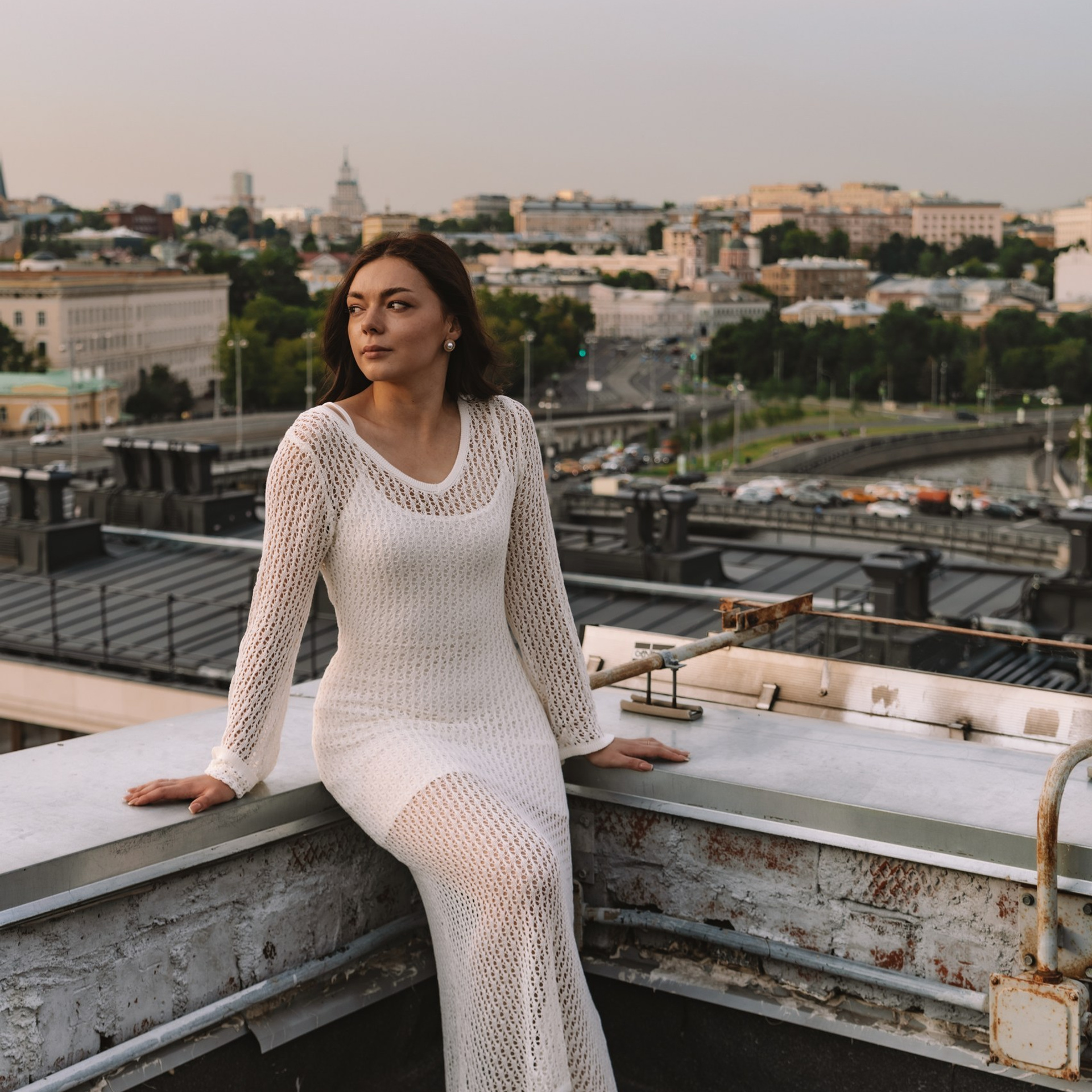 На крыше. Фотограф Дарья Пудовкина Москва, Московская область